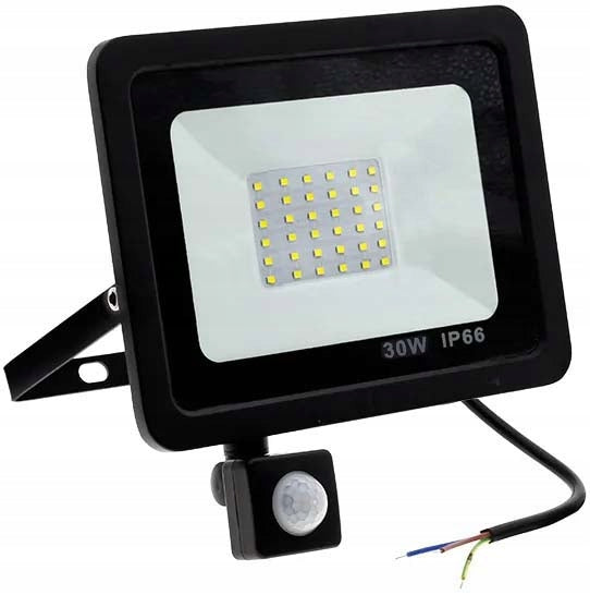 HALOGEN 30W LED MOTION SENSOR FLOODLIGHT LAMP SPOTLIGHT SLIM 4500K IP66