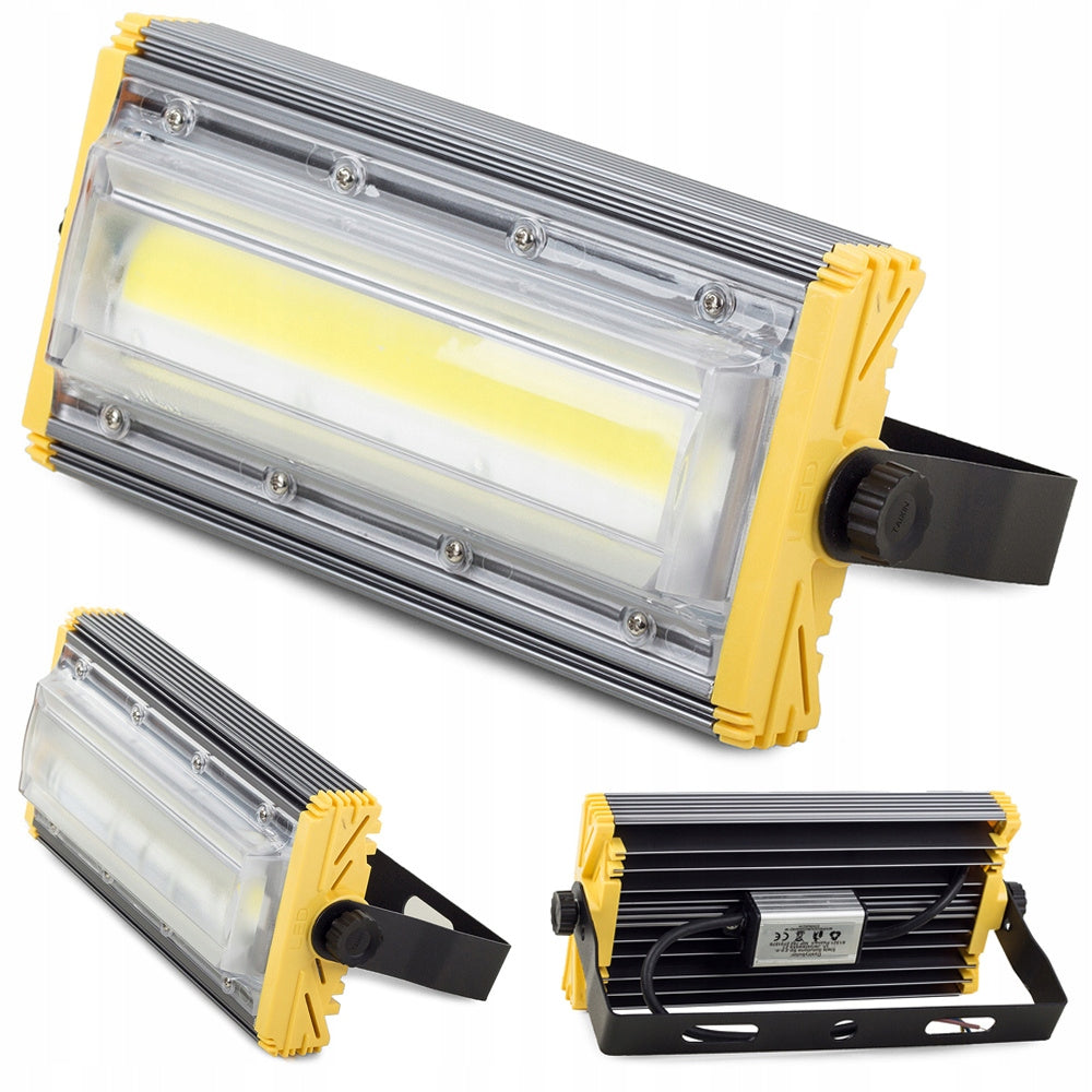 HALOGEN FLOODLIGHT LAMP FOR GARAGE WORKSHOP LED COB 50W LINEAR 5000LM