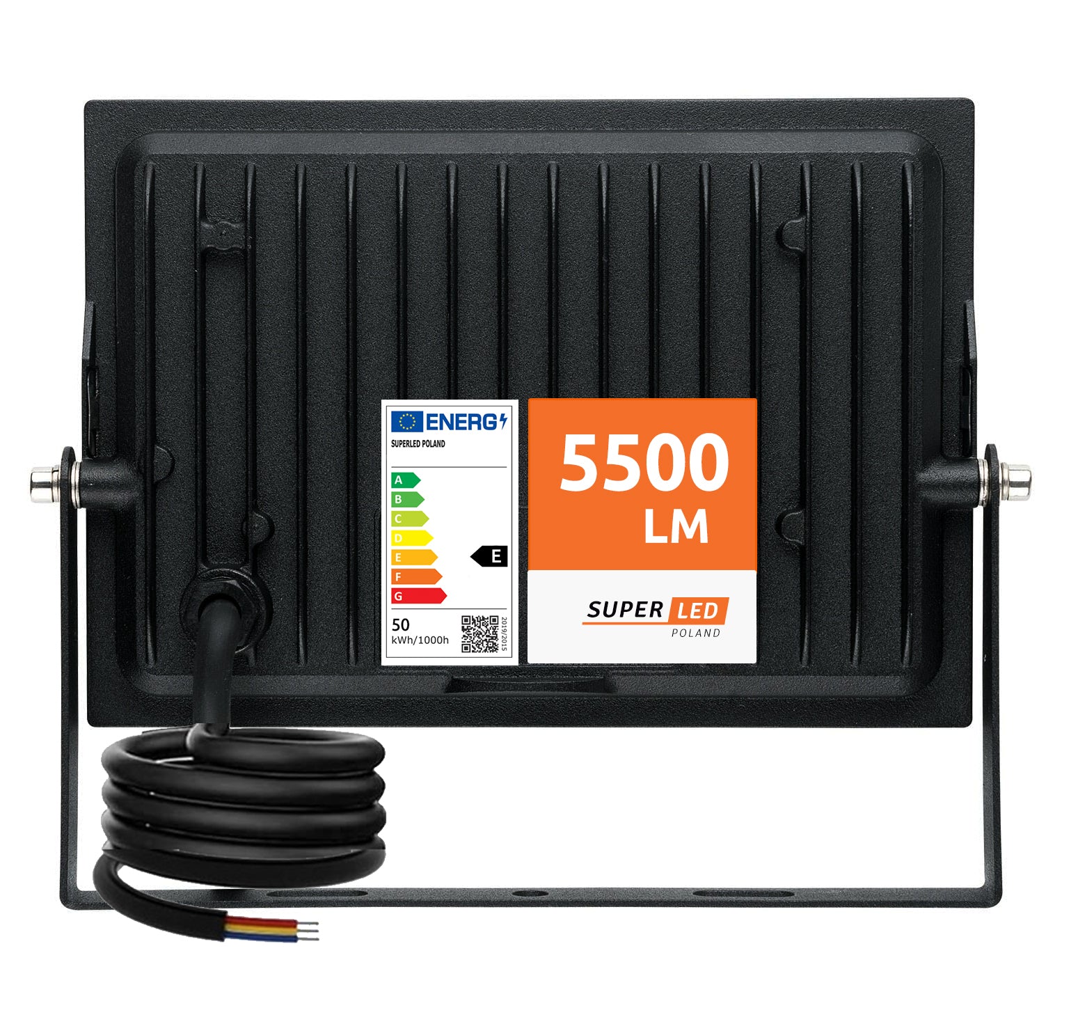 HALOGEN FLOODLIGHT LED LAMP 50W 4500LM IP65 OUTDOOR 6000K VERY POWERFUL Packaging status original