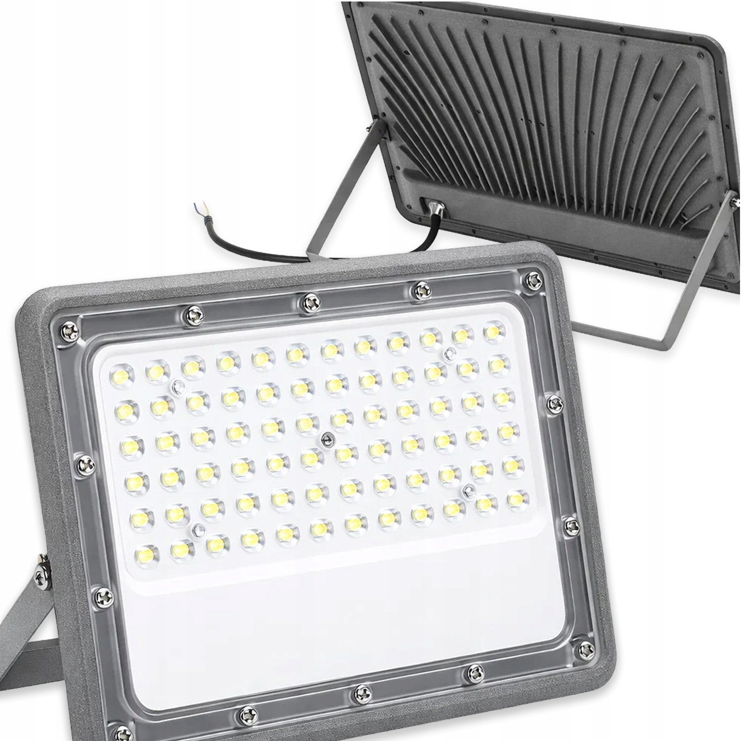 HALOGEN FLOODLIGHT LED SPOTLIGHT 50W WATERPROOF OUTDOOR IP65 72 LEDS Manufacturer code NAŚWIETLACZ REFLEKTOR LED 50W MEMFLOW