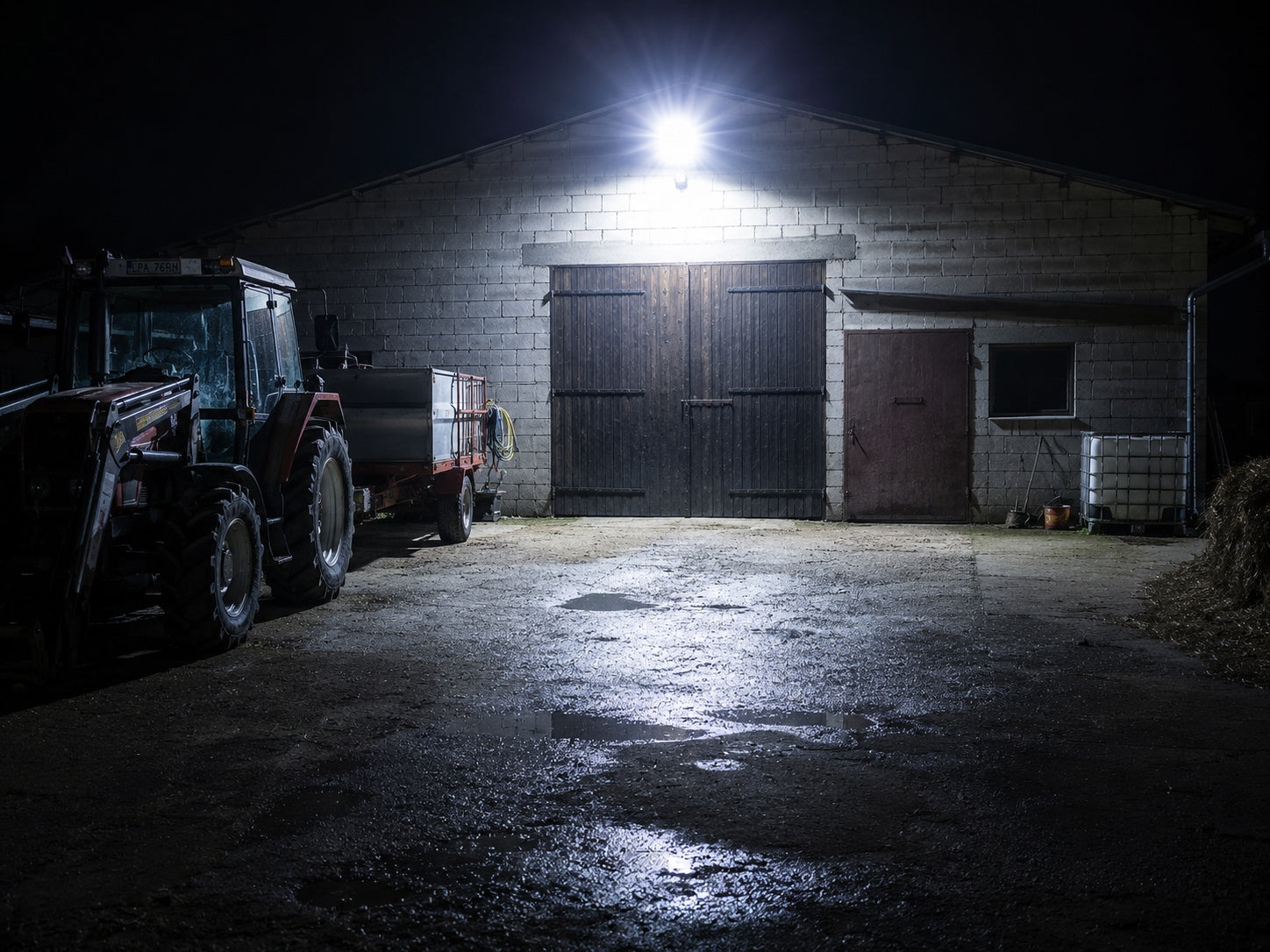 HALOGEN Floodlight LED lamp 150W with external sensor POWERFUL. COLD Manufacturer code HALOGEN Naświetlacz Lampa LED 150W czujnik