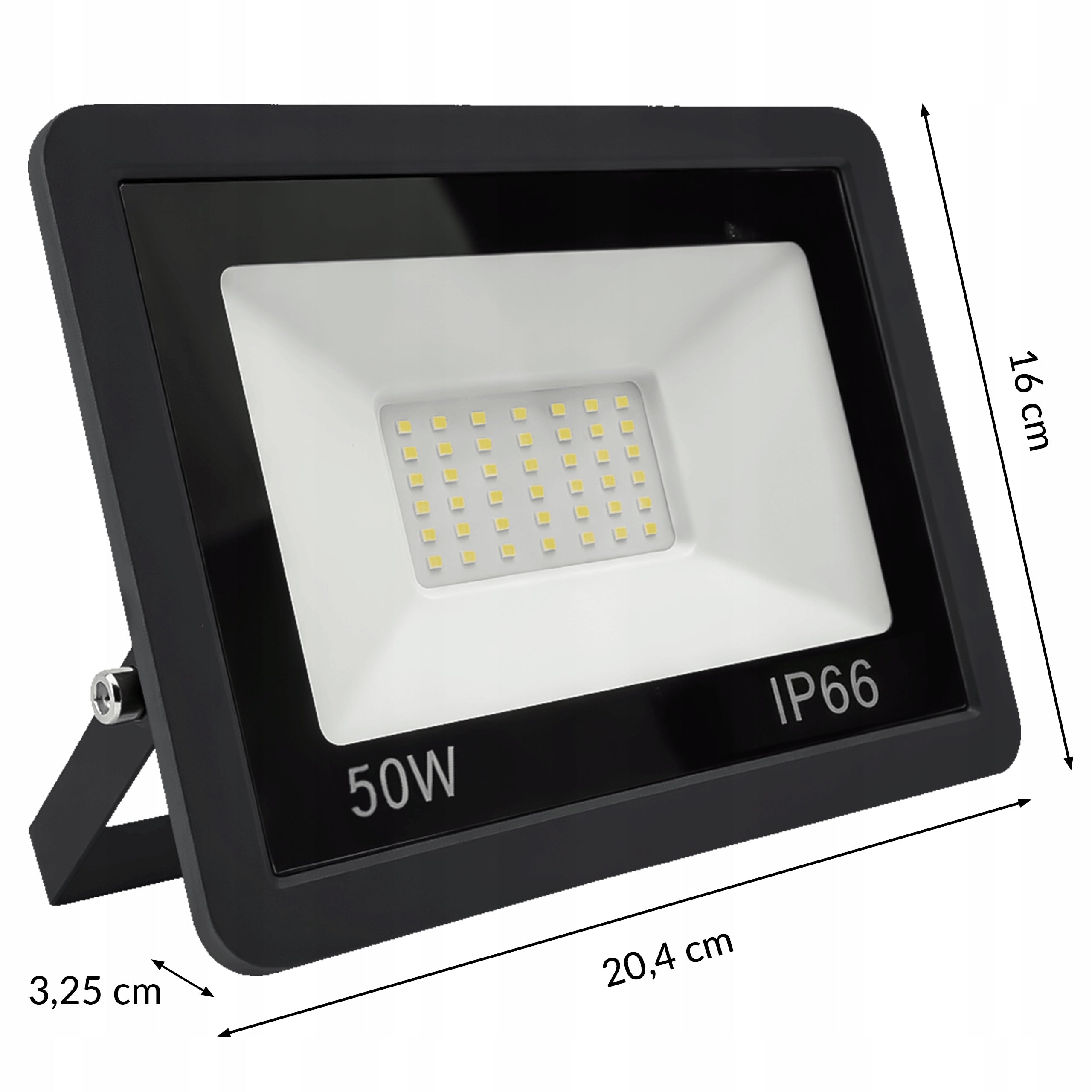HALOGEN HEADLIGHT LED BUILDING LAMP OUTDOOR WATERPROOF 50W 4500K Manufacturer code HALOGEN REFLEKTOR LAMPA LED 50W 4500K IP66