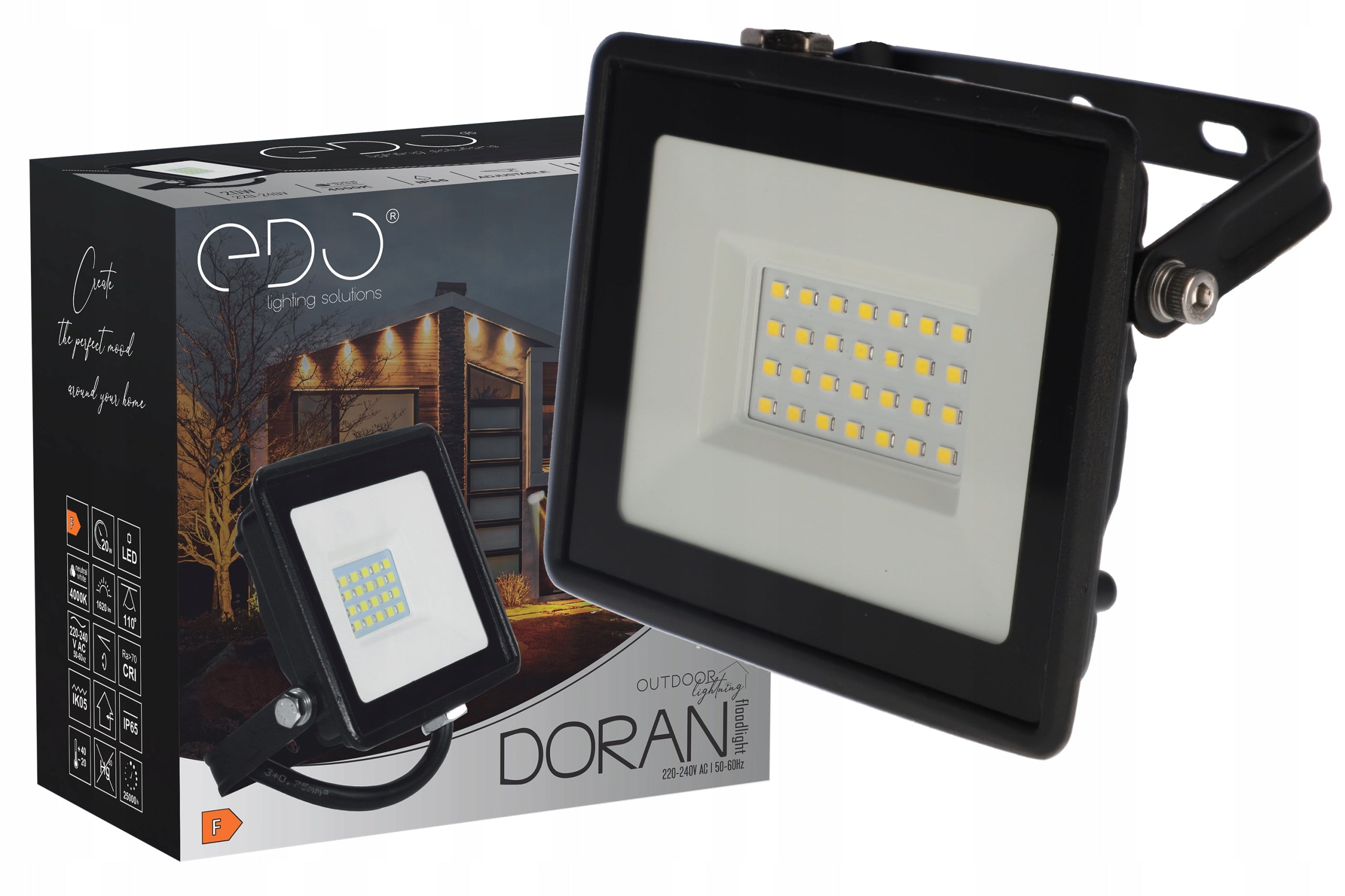 HALOGEN HEADLIGHT LED FLOODLIGHT 20W 4000K 1620lm