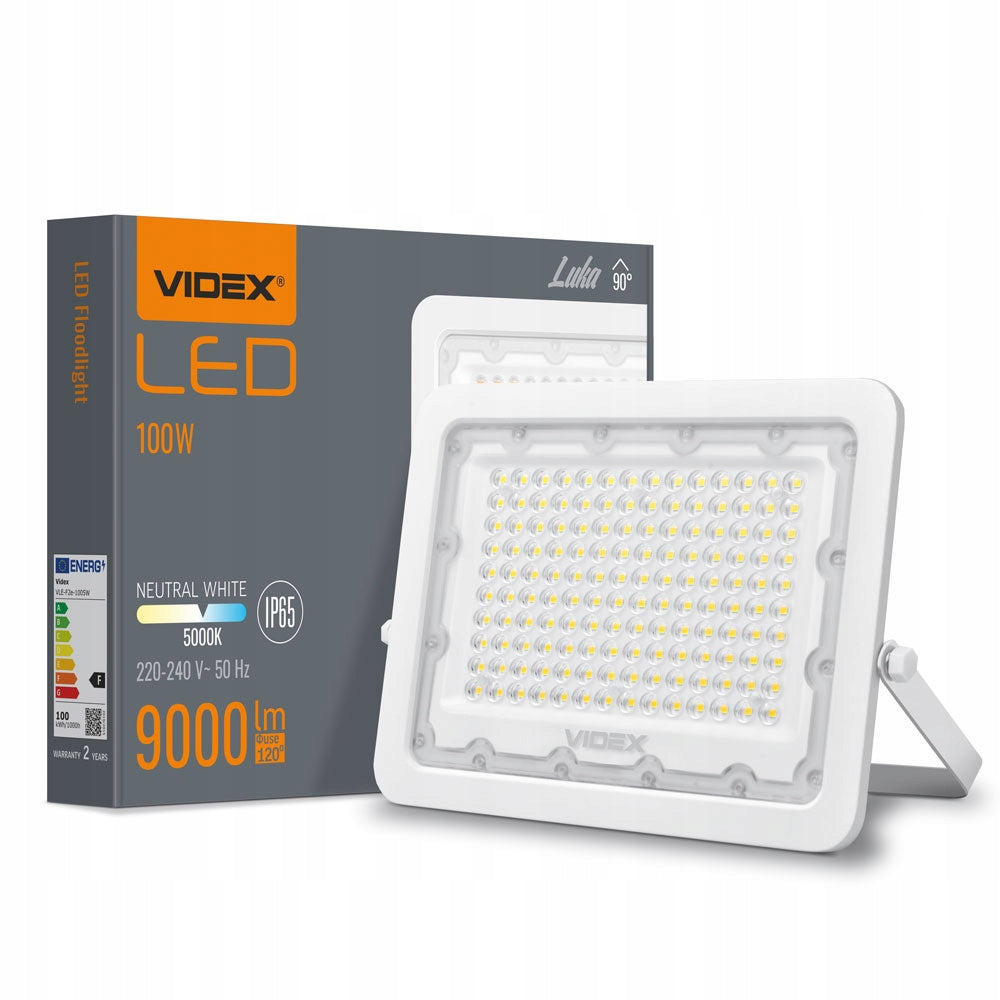 HALOGEN LED 100W ECONOMICAL STRONG NATURAL LIGHT COLOR WHITE ALUMINUM Manufacturer code VLE-F2E-1005W