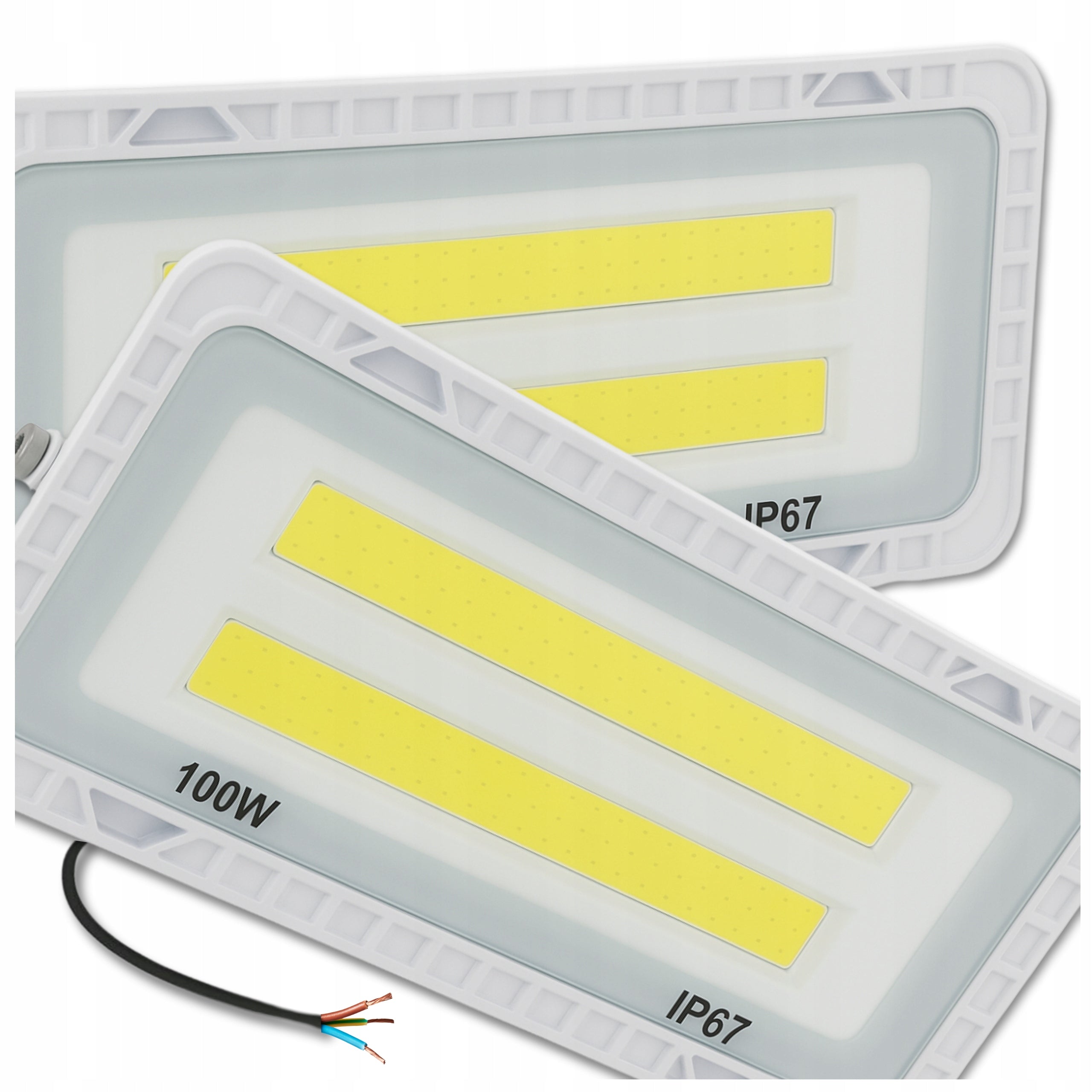 HALOGEN LED 100W FLOODLIGHT SLIM OUTDOOR WORKING ECONOMICAL FOR WAREHOUSE