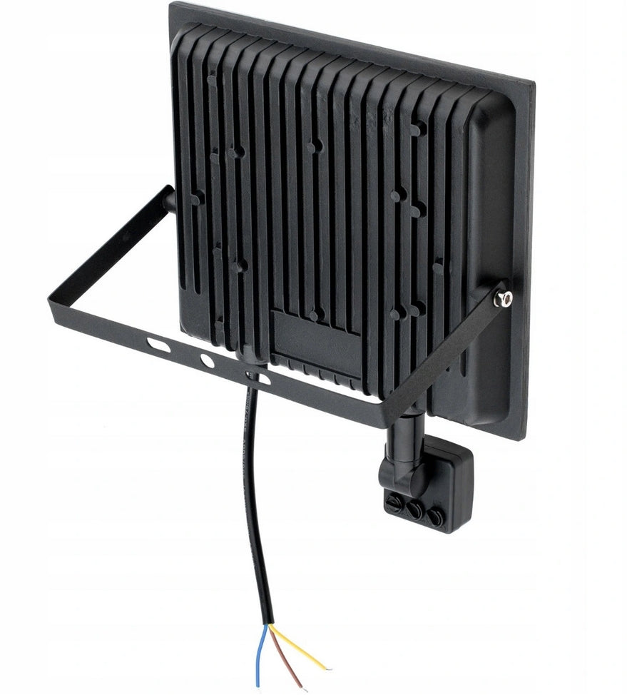 HALOGEN LED 100W FLOODLIGHT with PIR motion sensor SLIM IP66 WORKING cold EAN (GTIN) 5904261970940