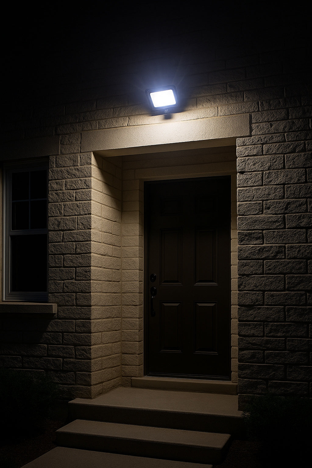 HALOGEN LED 100W LAMP WITH DUSK MOTION SENSOR OUTDOOR FLOODLIGHT Brand Ecolight