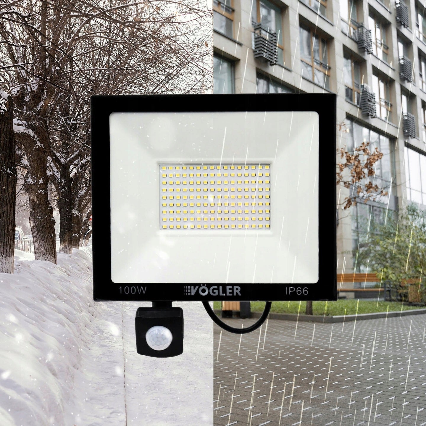 HALOGEN LED 100W LAMP WITH DUSK MOTION SENSOR OUTDOOR FLOODLIGHT EAN (GTIN) 5904567278573