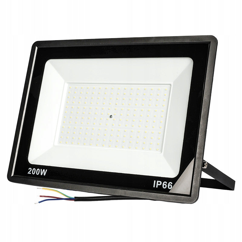 HALOGEN LED 200W FLOODLIGHT LAMP IP66 20000 lm STRONG WATERPROOF PREMIUM Manufacturer code BL-200W-BLACK