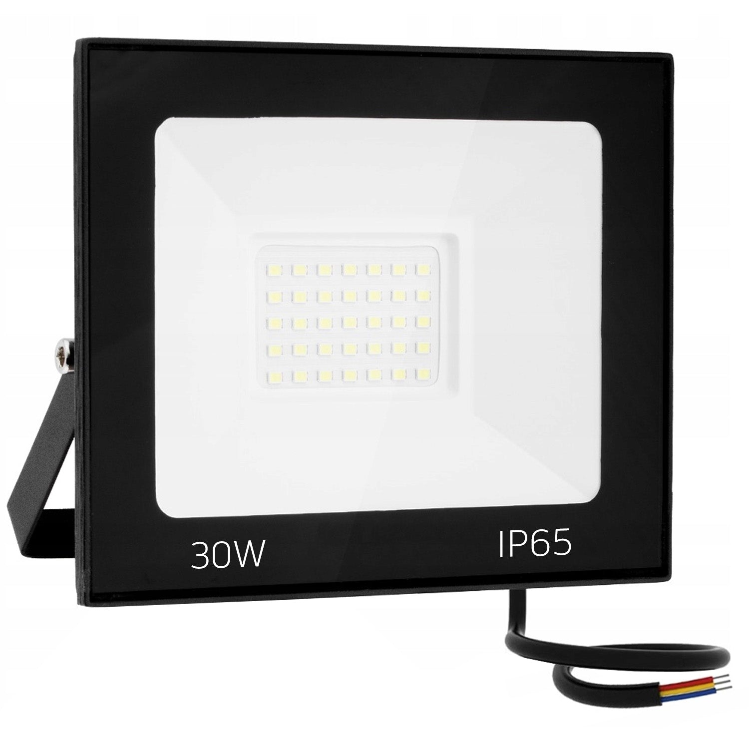 HALOGEN LED 30W CONSTRUCTION FLOODLIGHT STRONG WIRED MOVABLE Packaging status original