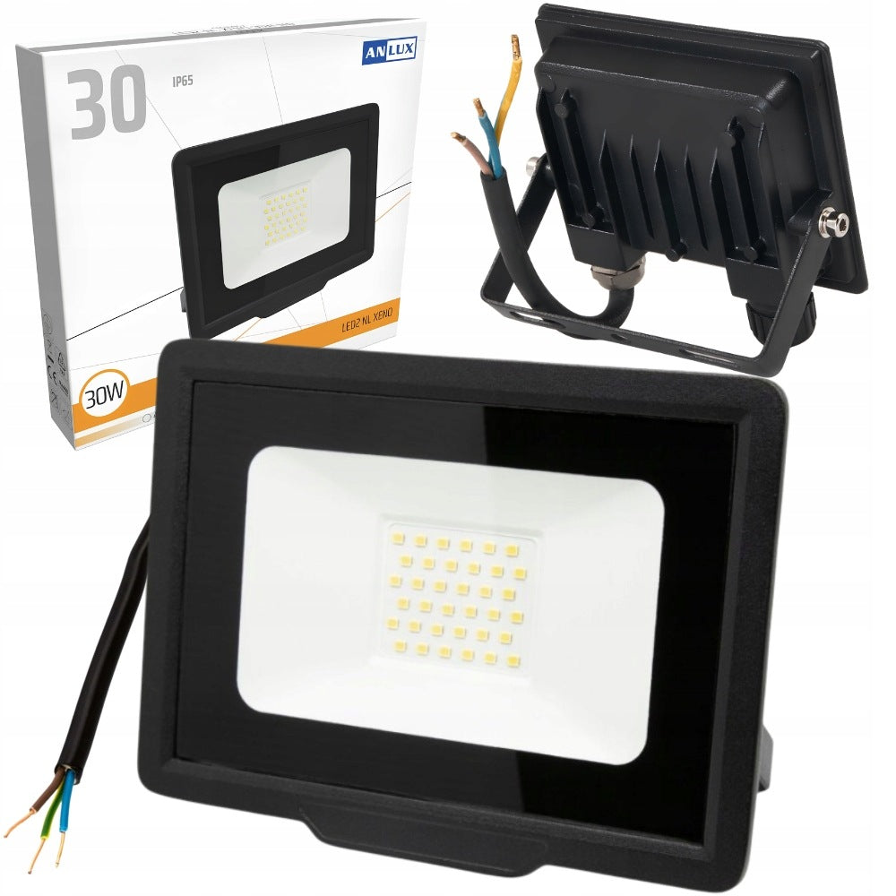 HALOGEN LED 30W FLOODLIGHT SLIM OUTDOOR IP65 WORKING WHITE neutral
