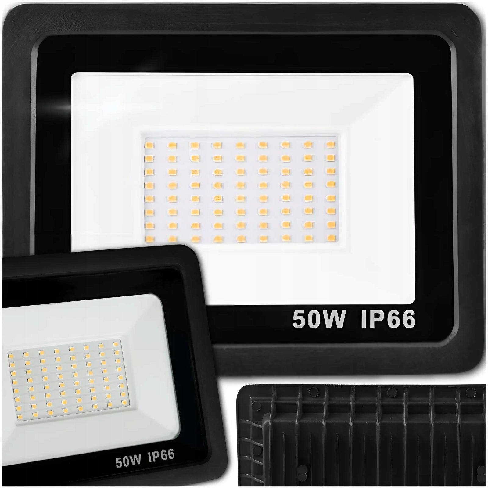 HALOGEN LED 50W FLOODLIGHT LAMP IP66 4500lm STRONG WATERPROOF WALL MOUNTED
