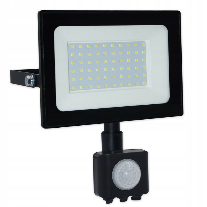 HALOGEN LED 50W FLOODLIGHT LAMP WITH MOTION SENSOR IP66 Headlight 6000LM