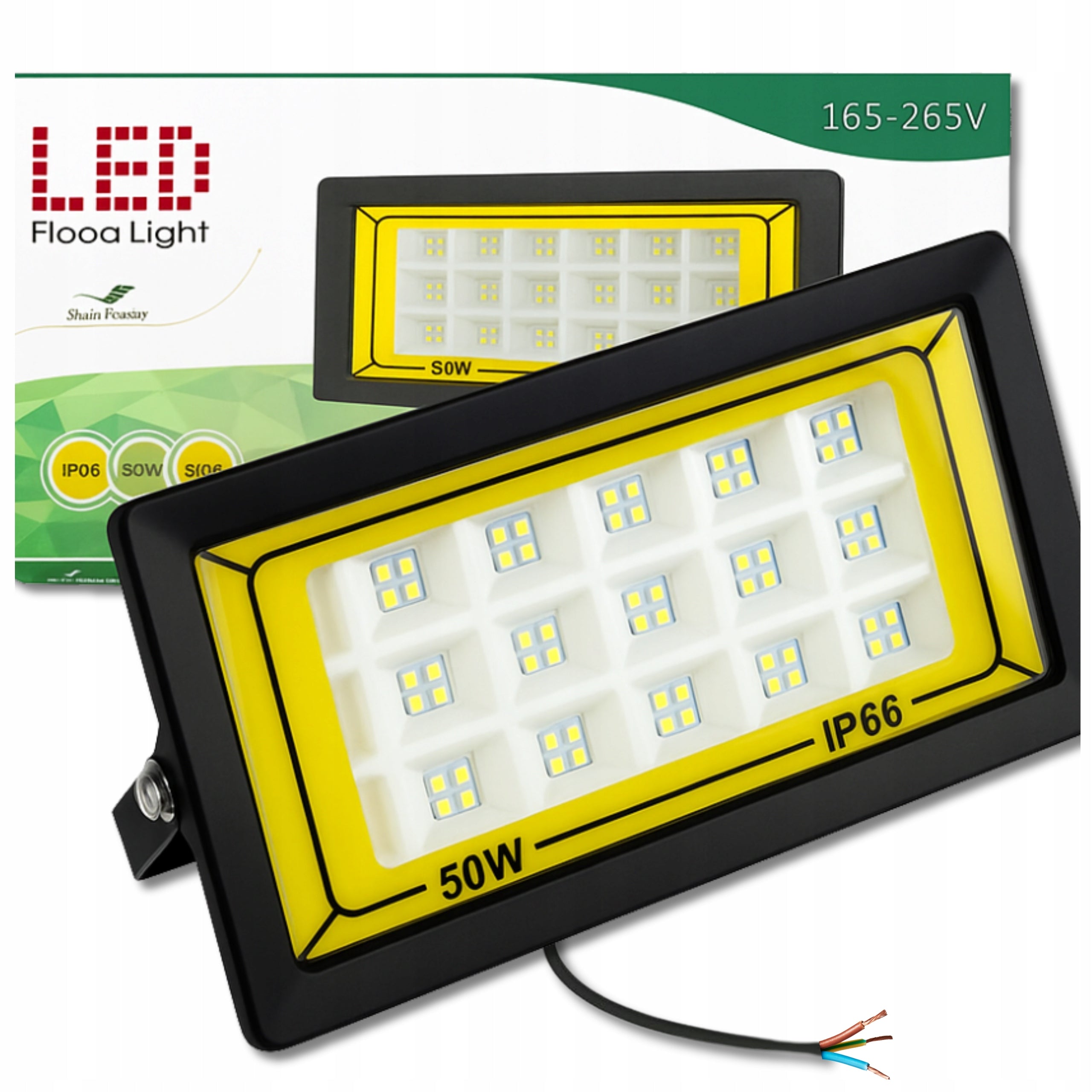 HALOGEN LED 50W FLOODLIGHT SLIM OUTDOOR WORKING ECONOMICAL FOR WAREHOUSE