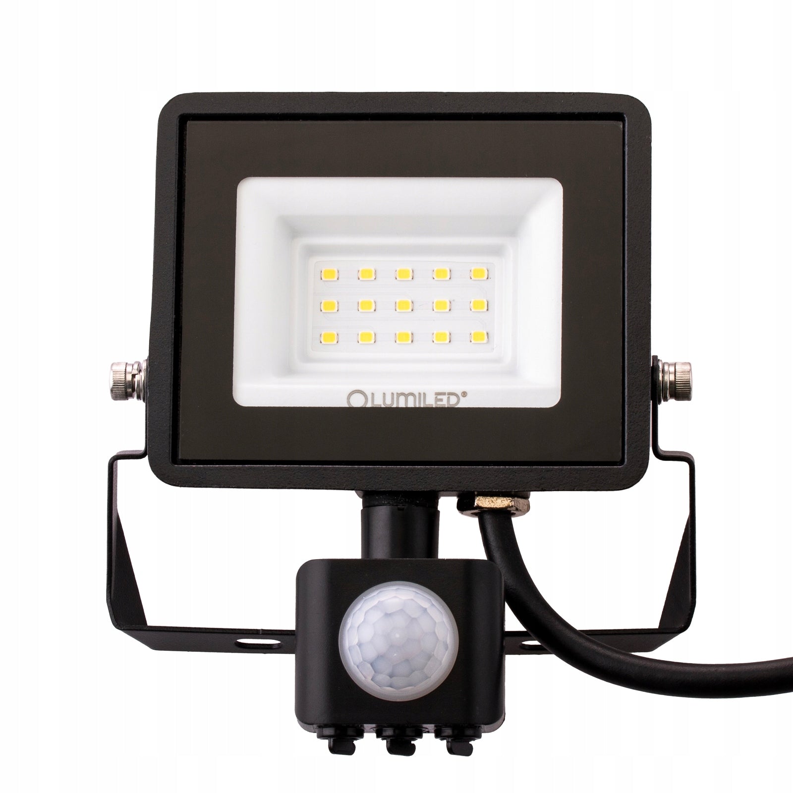 HALOGEN LED FLOODLIGHT 10W OUTDOOR LAMP WITH DUSK MOTION SENSOR Packaging status original