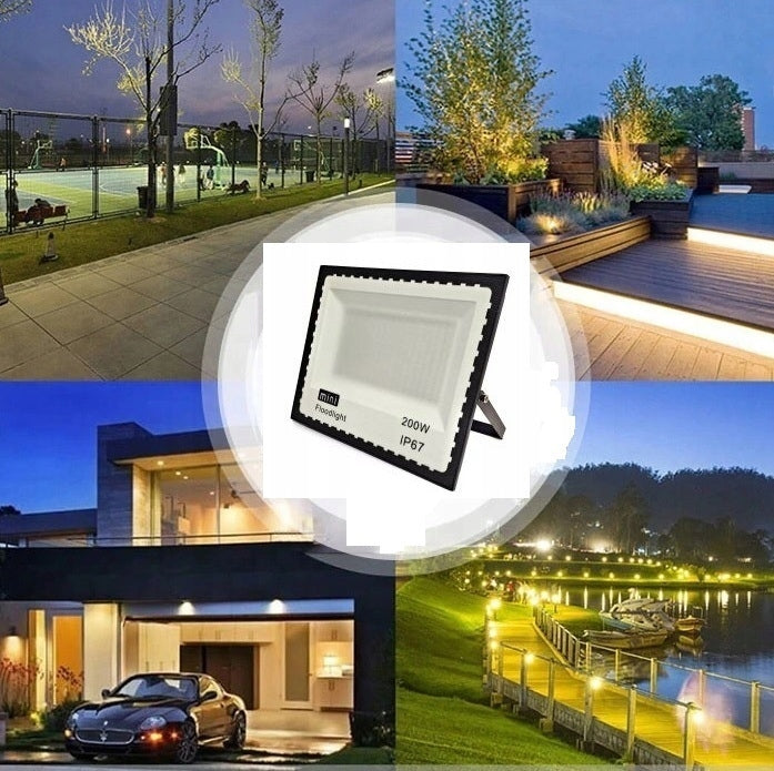 HALOGEN LED FLOODLIGHT 150W REFLECTOR LAMP WITH DUSK MOTION SENSOR Brand no brand