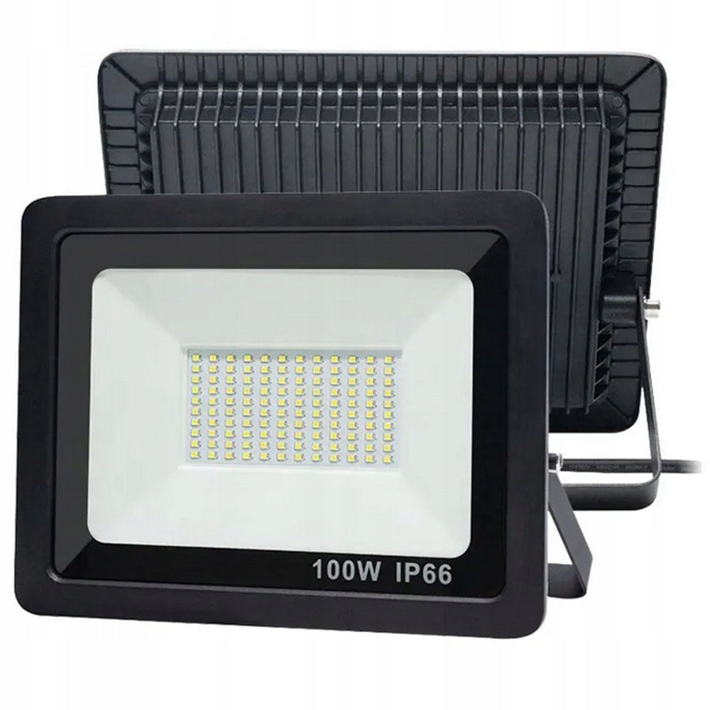 HALOGEN LED FLOODLIGHT LAMP 100W REFLECTOR TEMPERED GLASS 9000lm SLIM+