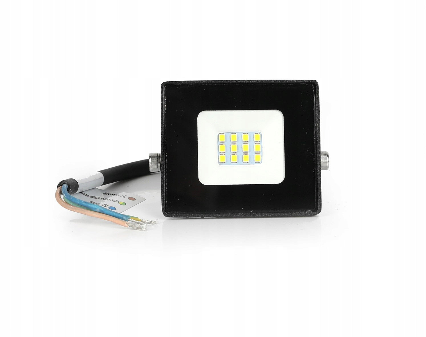 HALOGEN LED FLOODLIGHT LAMP 10W 1000lm 4000K BLACK HEDA HFL110N Packaging status original