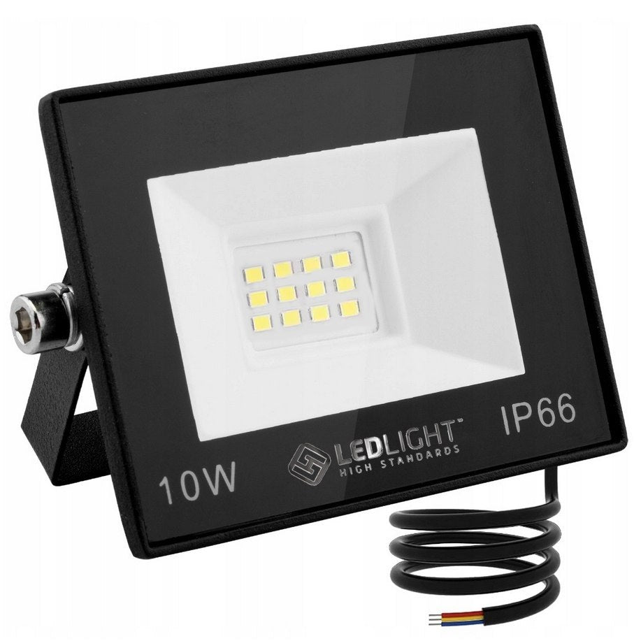 HALOGEN LED FLOODLIGHT LAMP WHITE COLD IP66 10W Outdoor White Cold