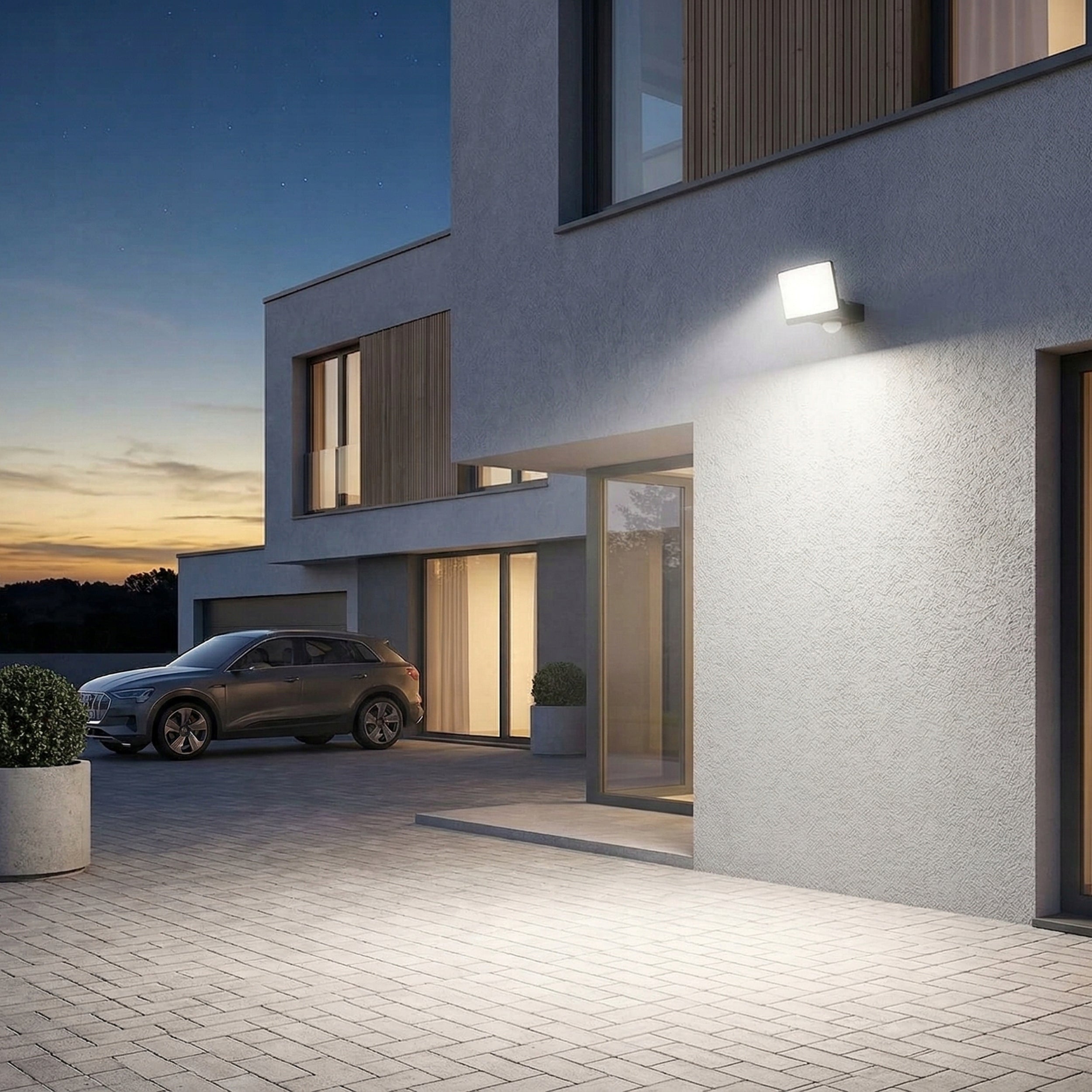 HALOGEN LED FLOODLIGHT WITH 30W SENSOR EFFICIENT MODERN ADJUSTABLE Manufacturer code PRIME 30W PIR