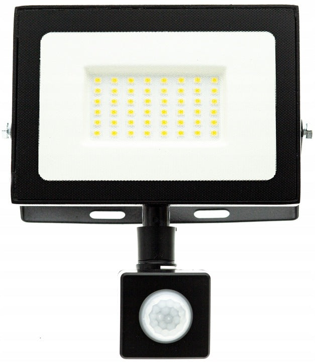 HALOGEN LED FLOODLIGHT WITH MOTION SENSOR 50W COLD Powerful and Efficient