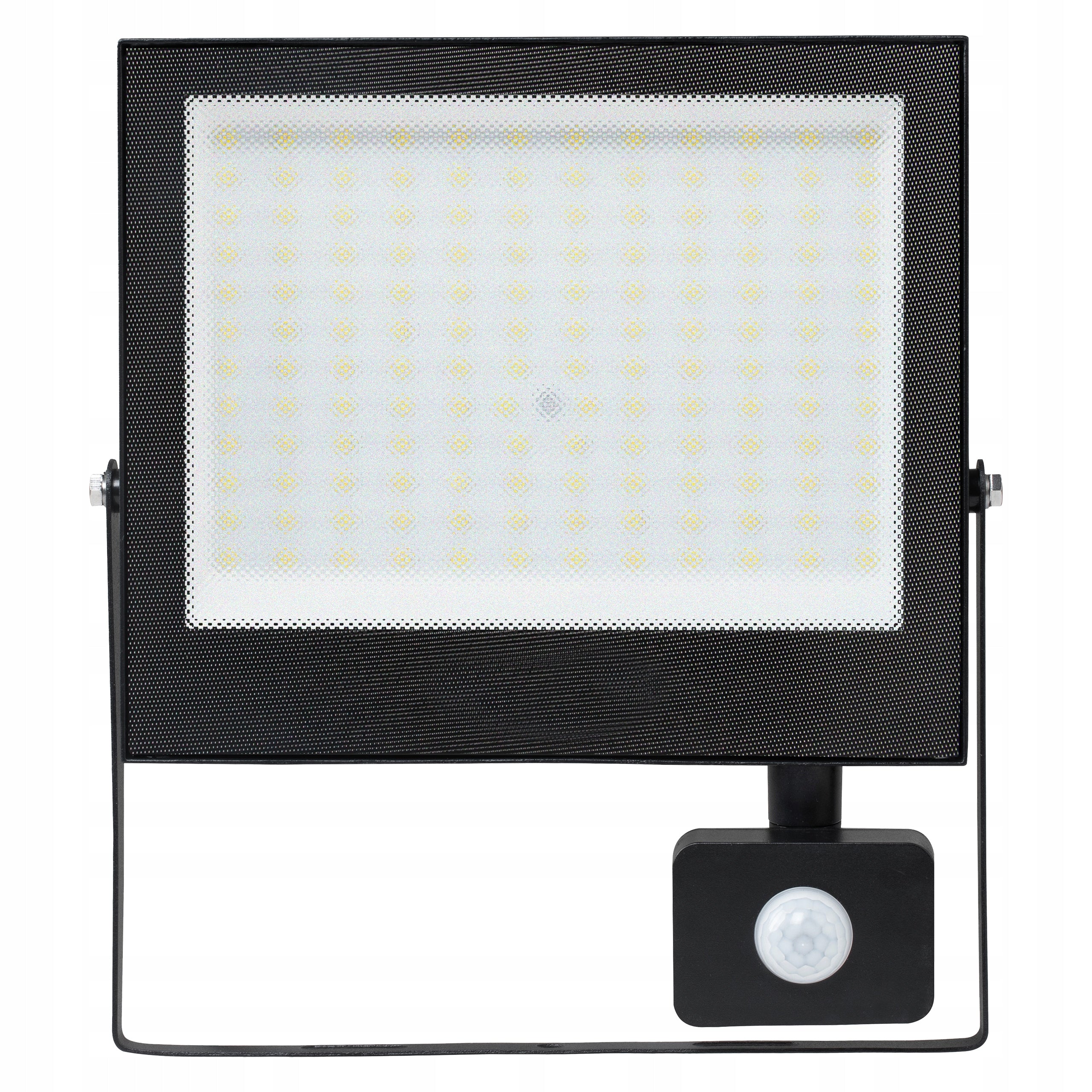 HALOGEN LED Floodlight Lamp 100W 4500K MOTION SENSOR IP65 For Garage Strong Packaging status original