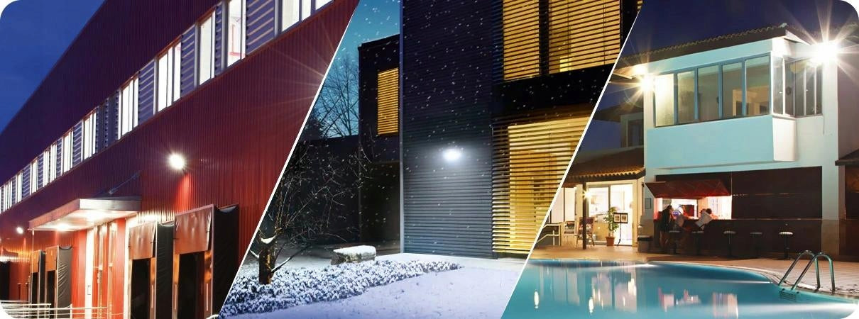 HALOGEN LED Floodlight with MOTION SENSOR TEMPERED GLASS Lamp SLIM 20W Length 2.15 cm