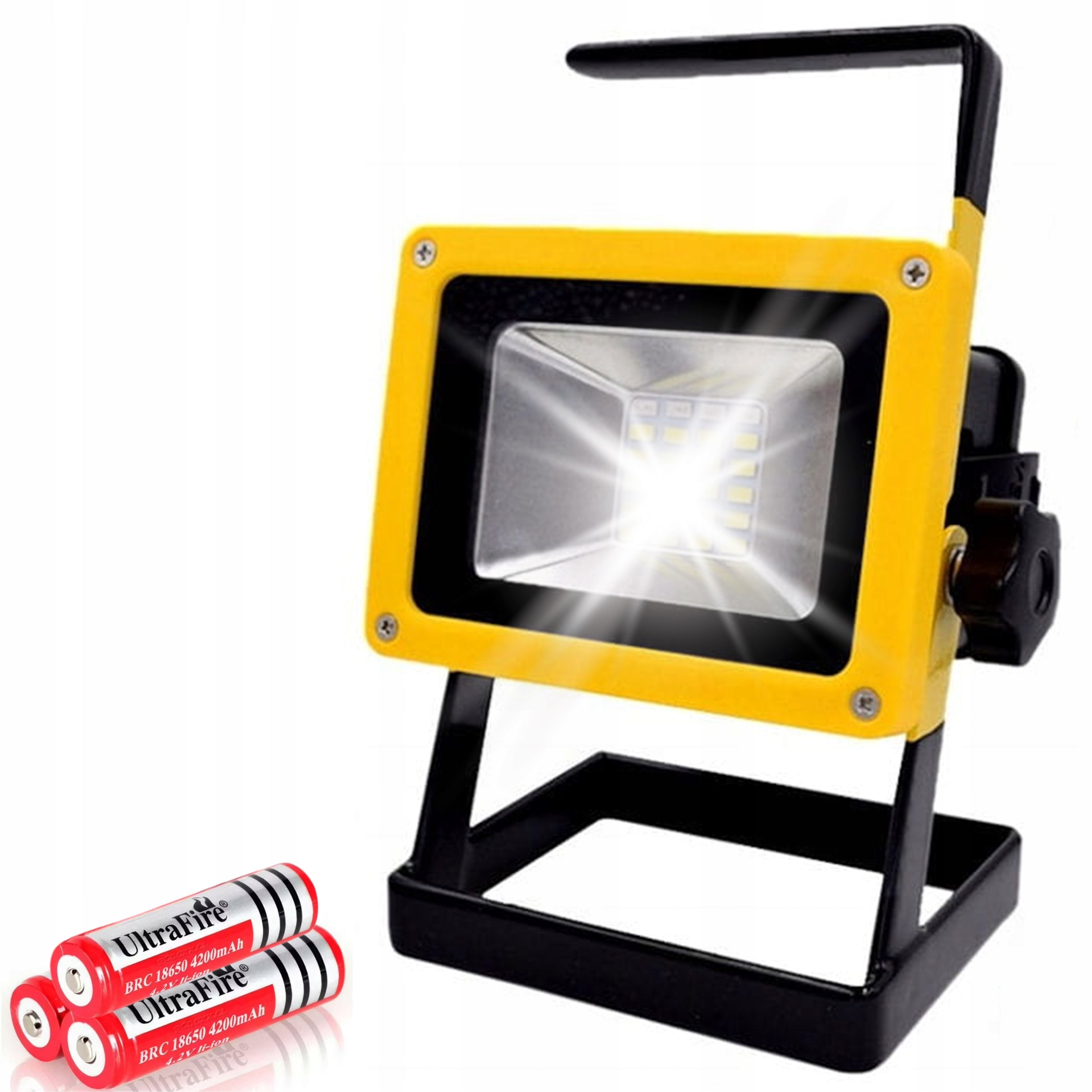 HALOGEN LED PORTABLE LAMP 30W WORKING CONSTRUCTION FLOODLIGHT CHARGER Manufacturer code REFLEKTOR AKUMULATOROWY ŁADOWARKI ZESTAW