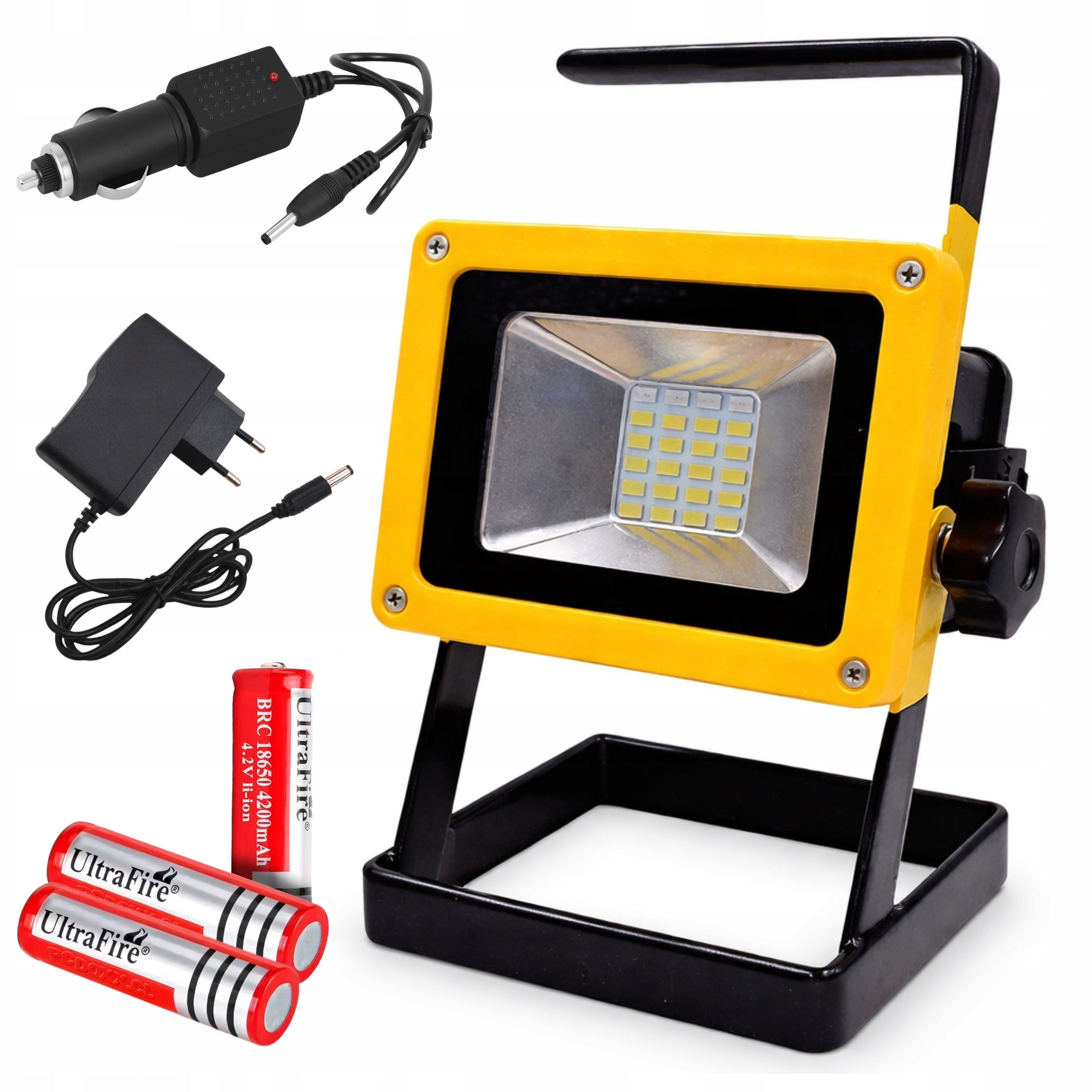 HALOGEN LED PORTABLE LAMP 30W WORKING CONSTRUCTION FLOODLIGHT CHARGER