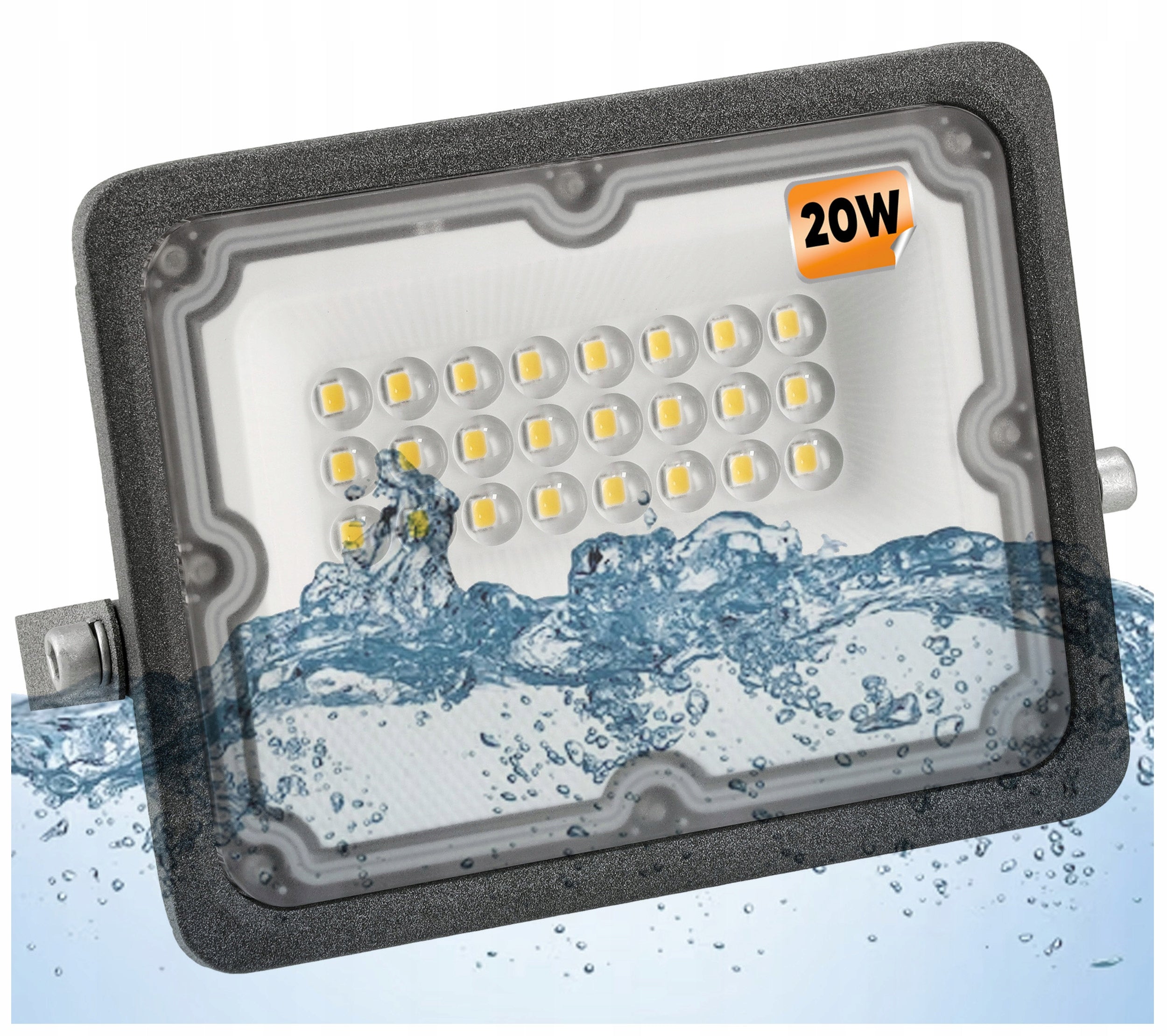 HALOGEN LED SPOTLIGHT 20W WATERPROOF OUTDOOR IP65 PREMIUM