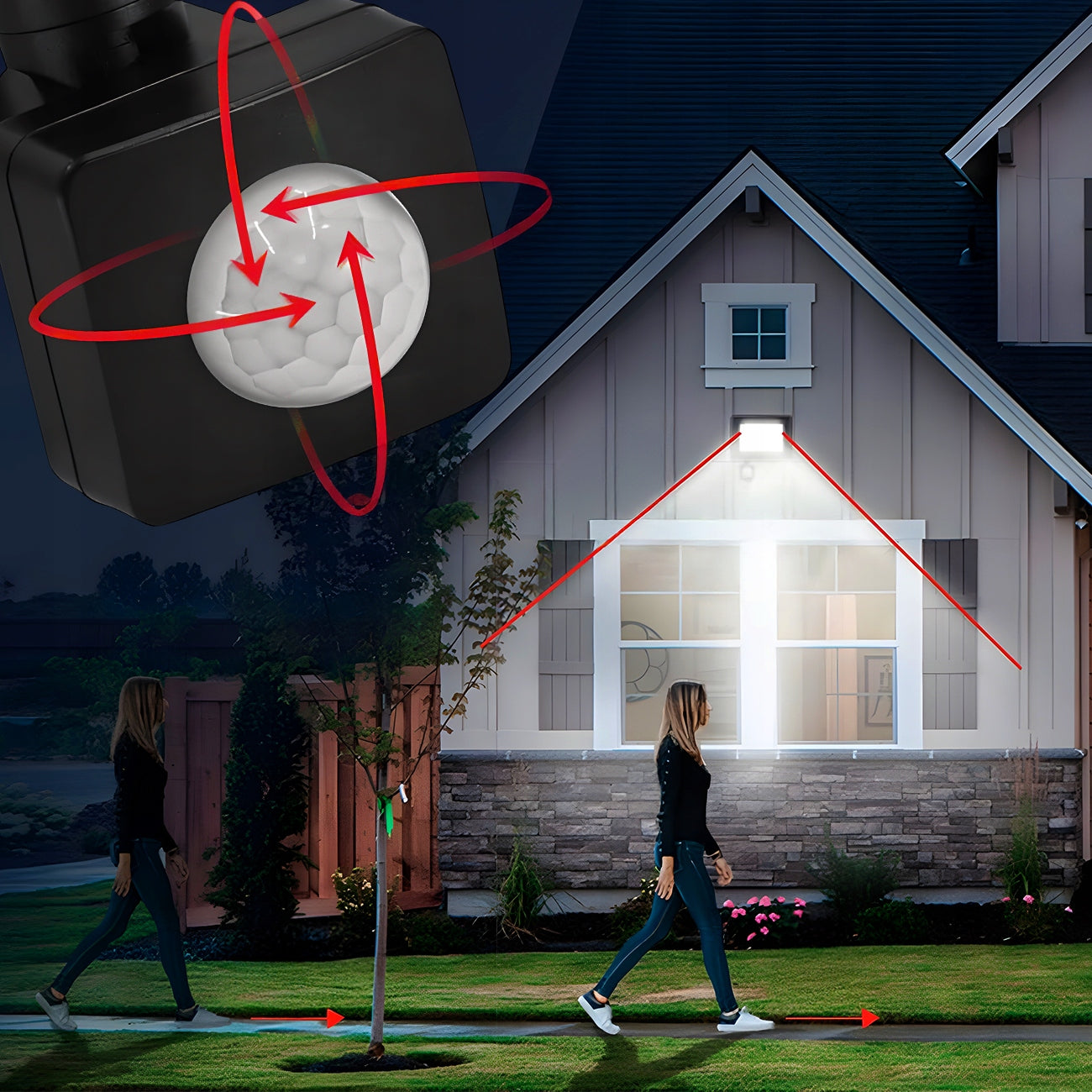 HALOGEN LED WORK FLOODLIGHT LAMP MOTION SENSOR LED 30W OUTDOOR Manufacturer code HALOGEN LED CZUJNIKIEM NAŚWIETLACZ LAMPA