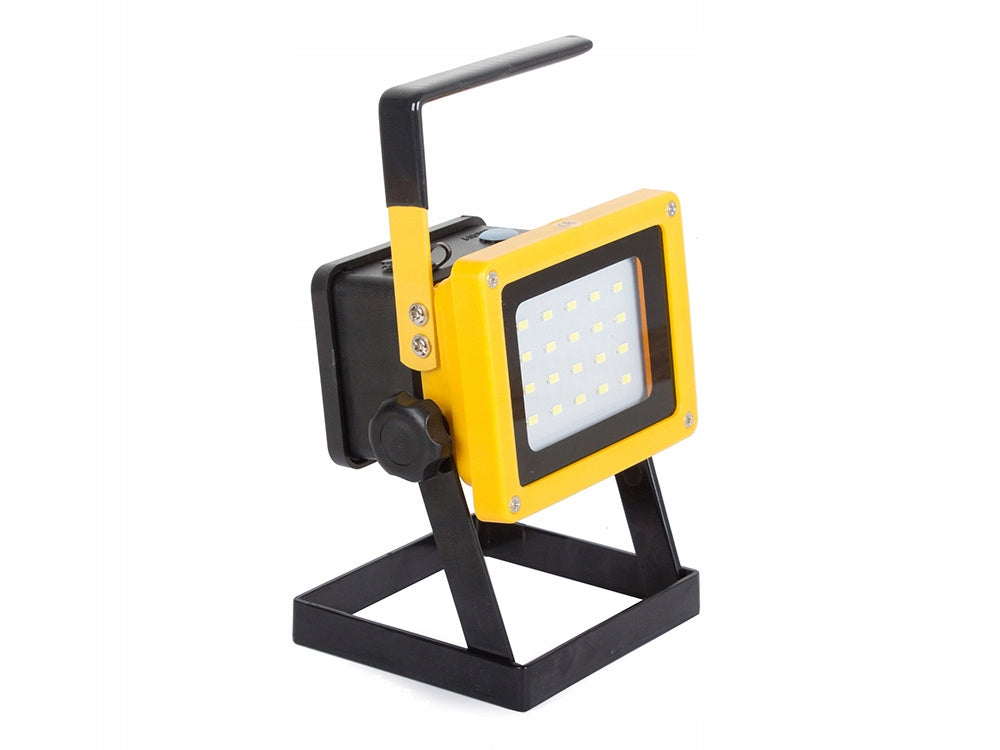 HALOGEN PORTABLE CONSTRUCTION LAMP WITH LED PLUG 20 SMD 100W BATTERY Batteries included yes