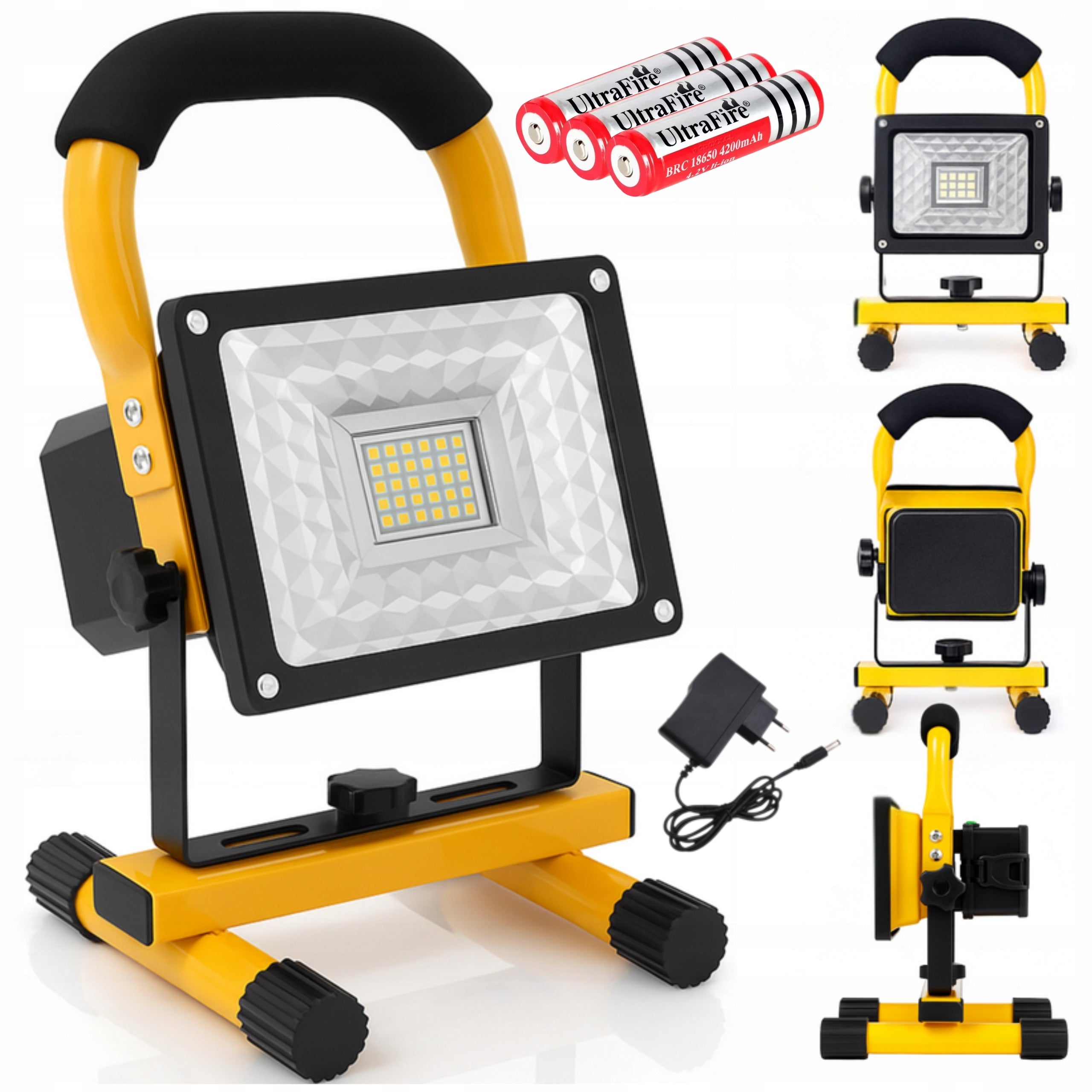 HALOGEN PORTABLE LED 30W WORKING CONSTRUCTION FLOODLIGHT SMD LAMP HOLDER