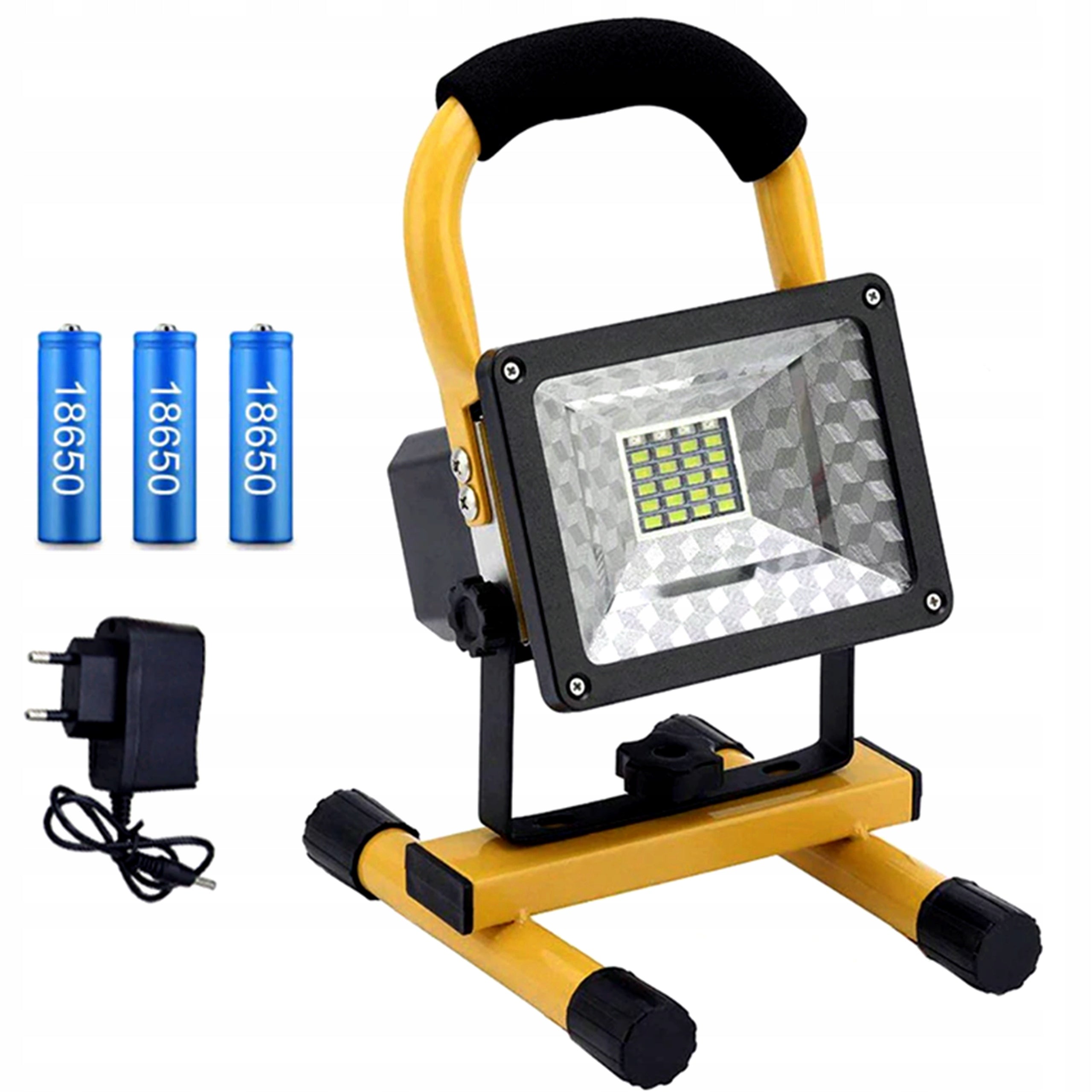 HALOGEN PORTABLE WORK LAMP POWERFUL BUILDING FLOODLIGHT BATTERY 30W Packaging status original