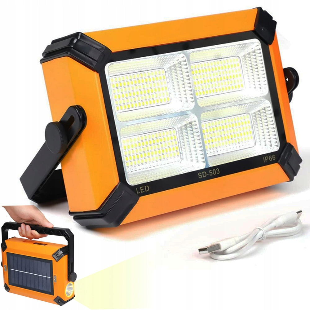 HALOGEN SOLAR PORTABLE BATTERY 120W POWERFUL ROOMY BATTERY EAN (GTIN) 6940761962152