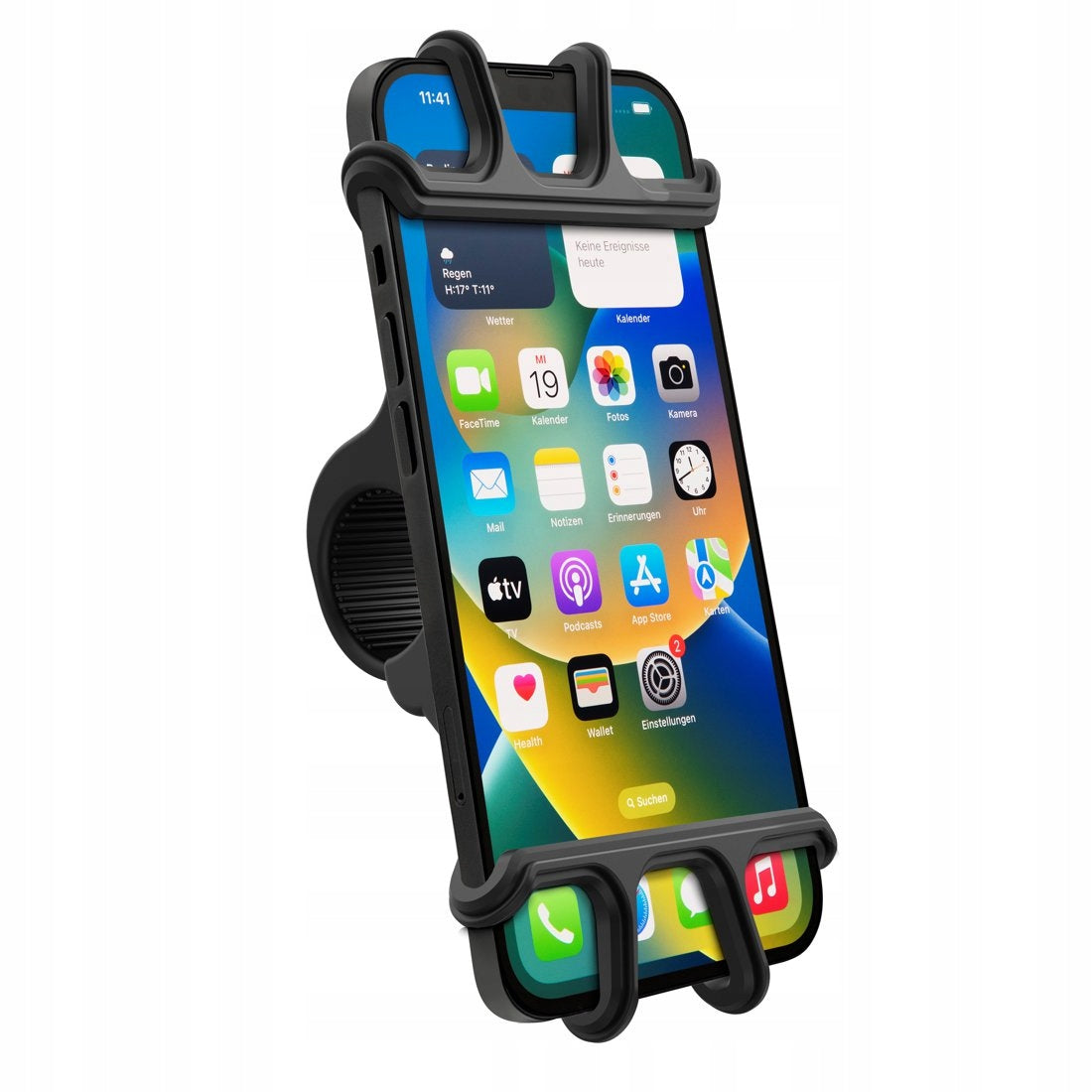 HAMA FLEXIBLE SILICONE BICYCLE PHONE HOLDER Brand Hama