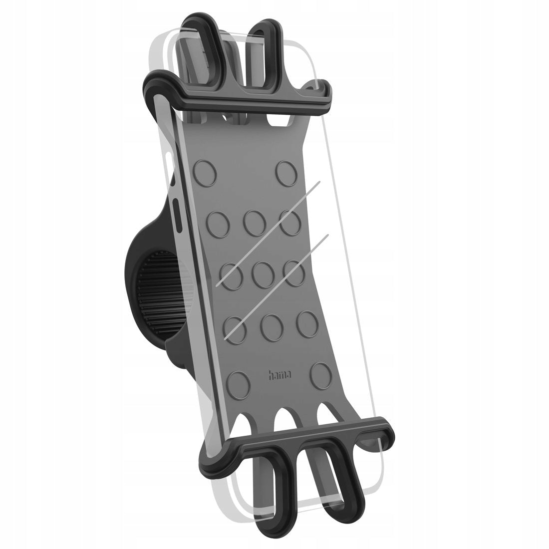 HAMA FLEXIBLE SILICONE BICYCLE PHONE HOLDER Packaging status original