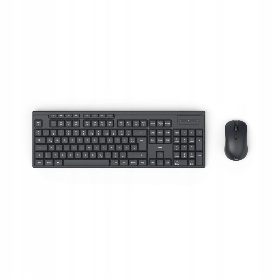 HAMA SET WKM-200 QWERTY US BLACK Assist AI