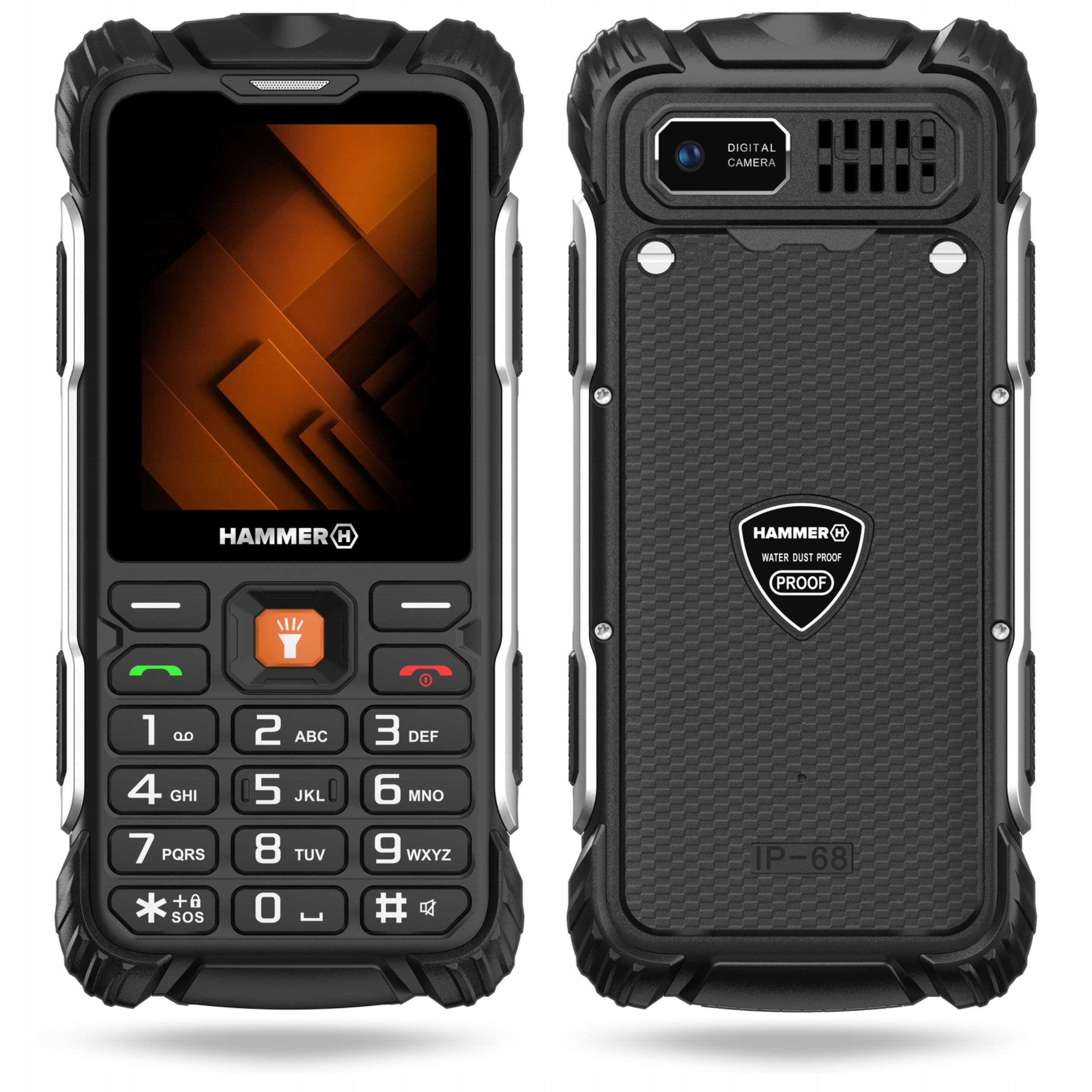 HAMMER FORGE 2G MOBILE PHONE WATERPROOF STRONG ARMORED LIMITED Charger included no
