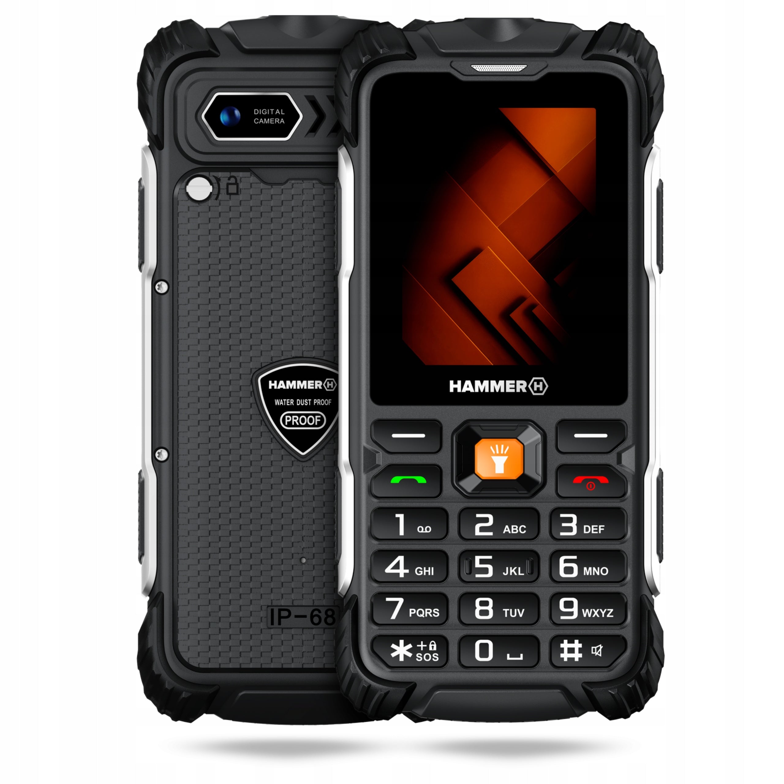 HAMMER FORGE LTE MOBILE PHONE WATERPROOF STRONG ARMORED LIMITED Charger included no