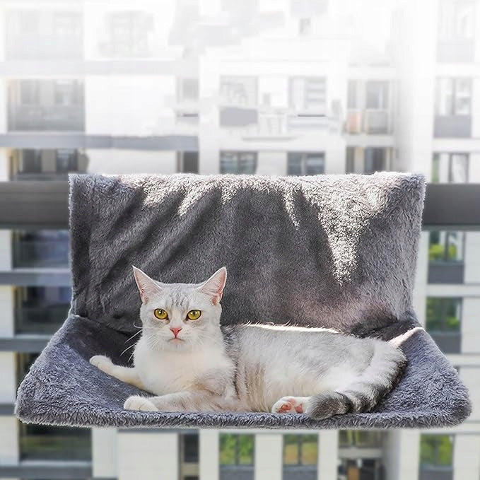 HAMMOCK BED HANGING PLUSH CAT BED FOR RADIATOR Product width 42 cm