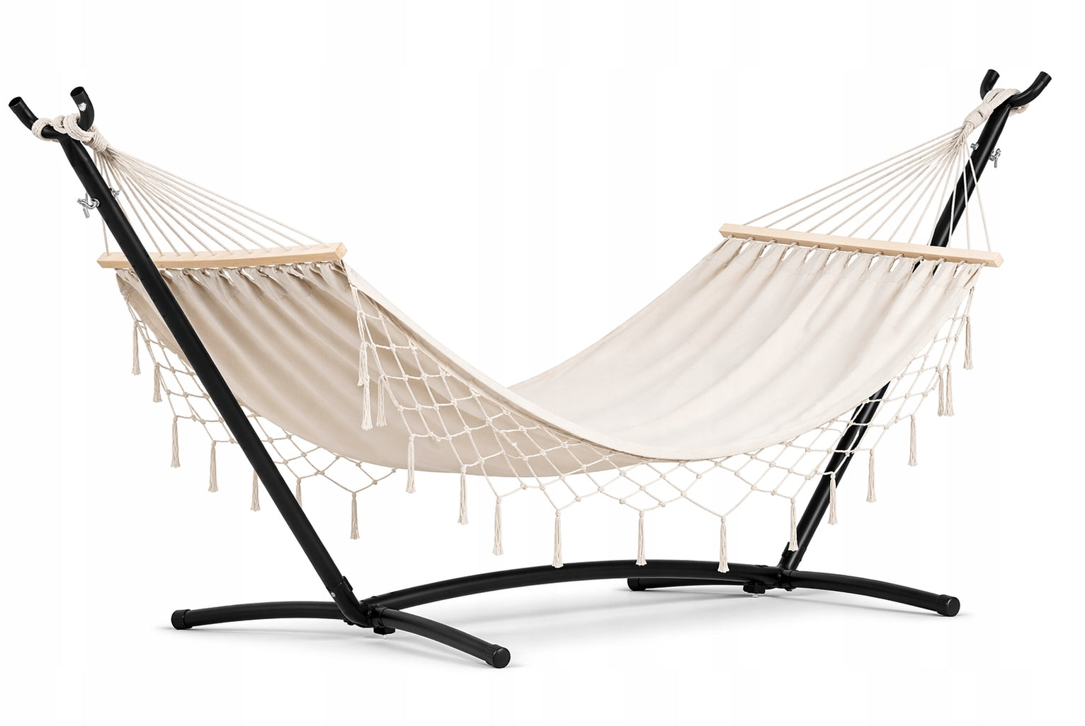 HAMMOCK FRAME 260 CM METAL STRONG ADJUSTABLE FOR TERRACE GARDEN