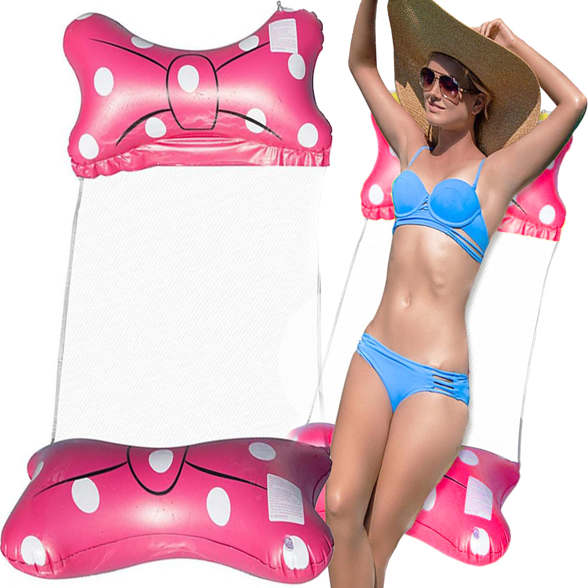 HAMMOCK MATTRESS INFLATABLE WATER CHAIR FOR SWIMMING POOL LOUNGER WATER Packaging status original