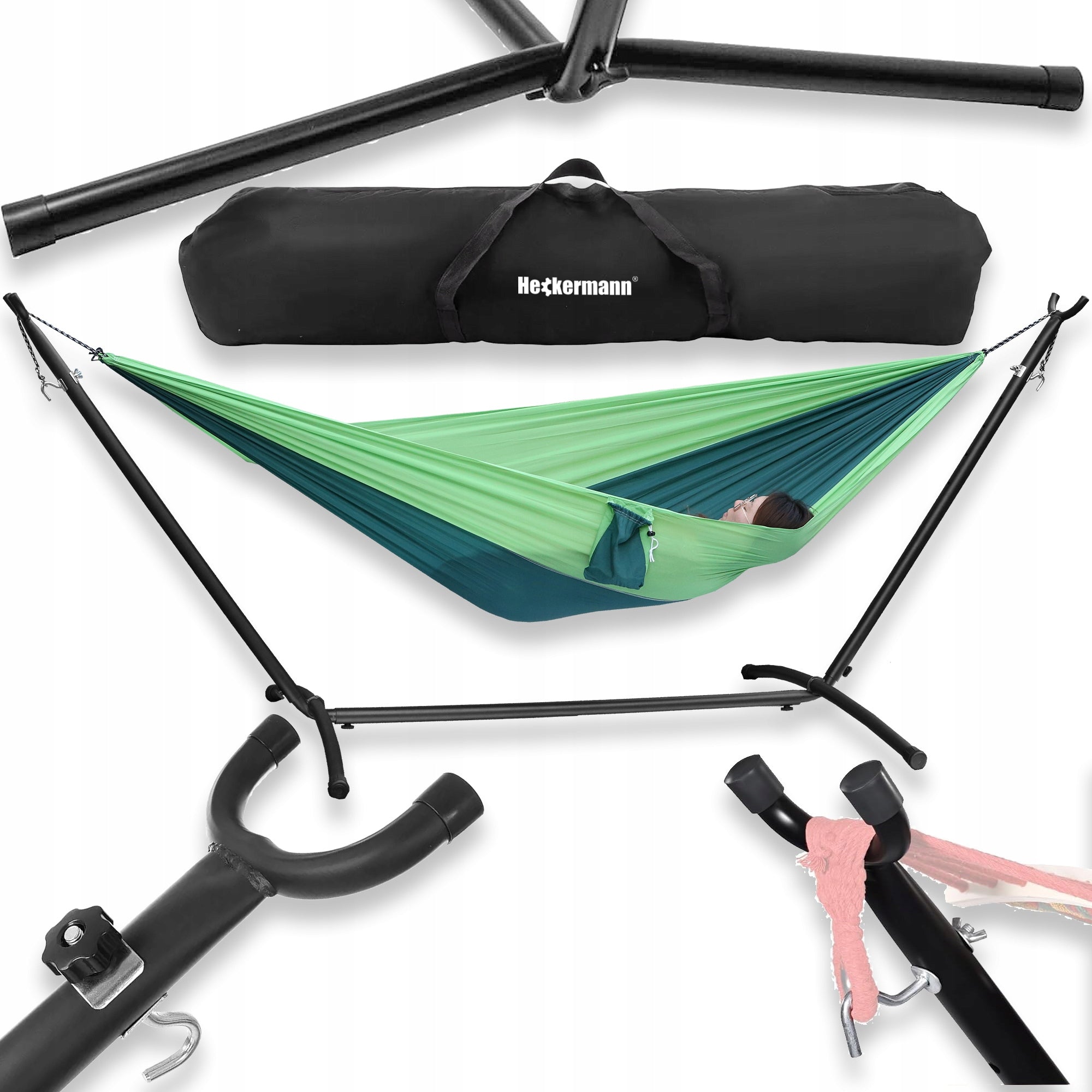 HAMMOCK RACK GARDEN HAMMOCK RACK STAINLESS DOUBLE XXL 200kg
