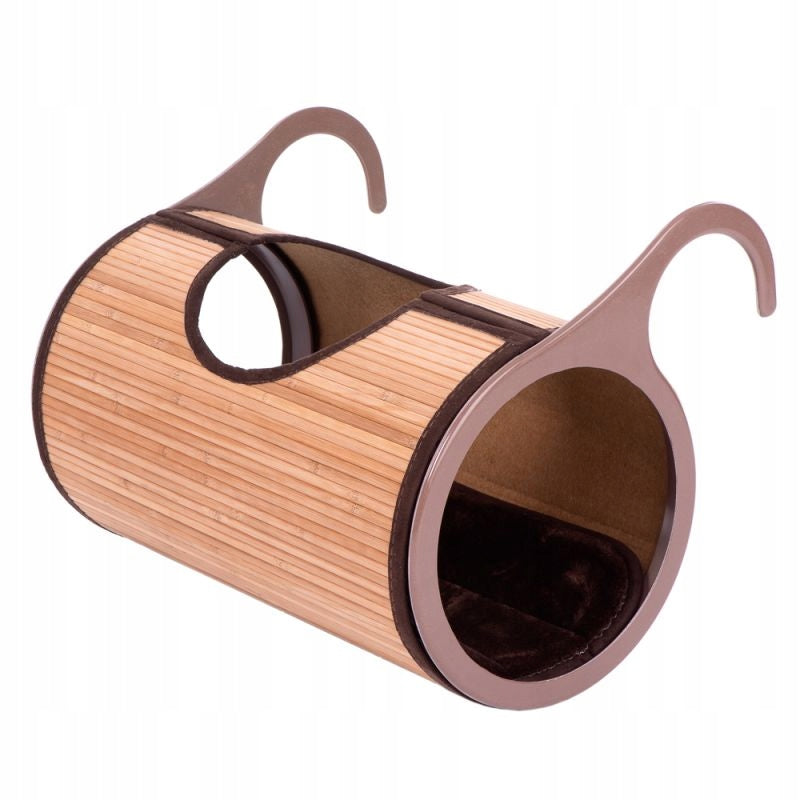 HAMMOCK TUNNEL for cat / dog NATURAL BAMBOO