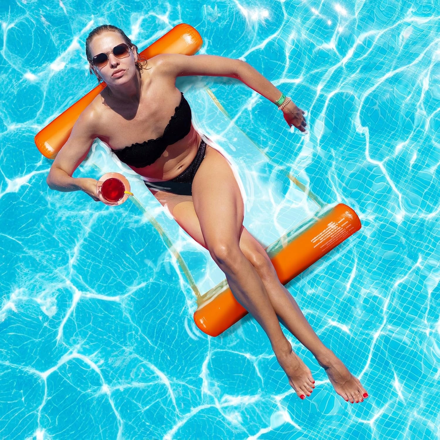 HAMMOCK WATER MATTRESS FOR SWIMMING BEACH INFLATABLE CHAIR FOR SWIMMING POOL STRONG 120CM Manufacturer code LEŻAK DO WODY MATA DMUCHANA PLAŻOWA XXL