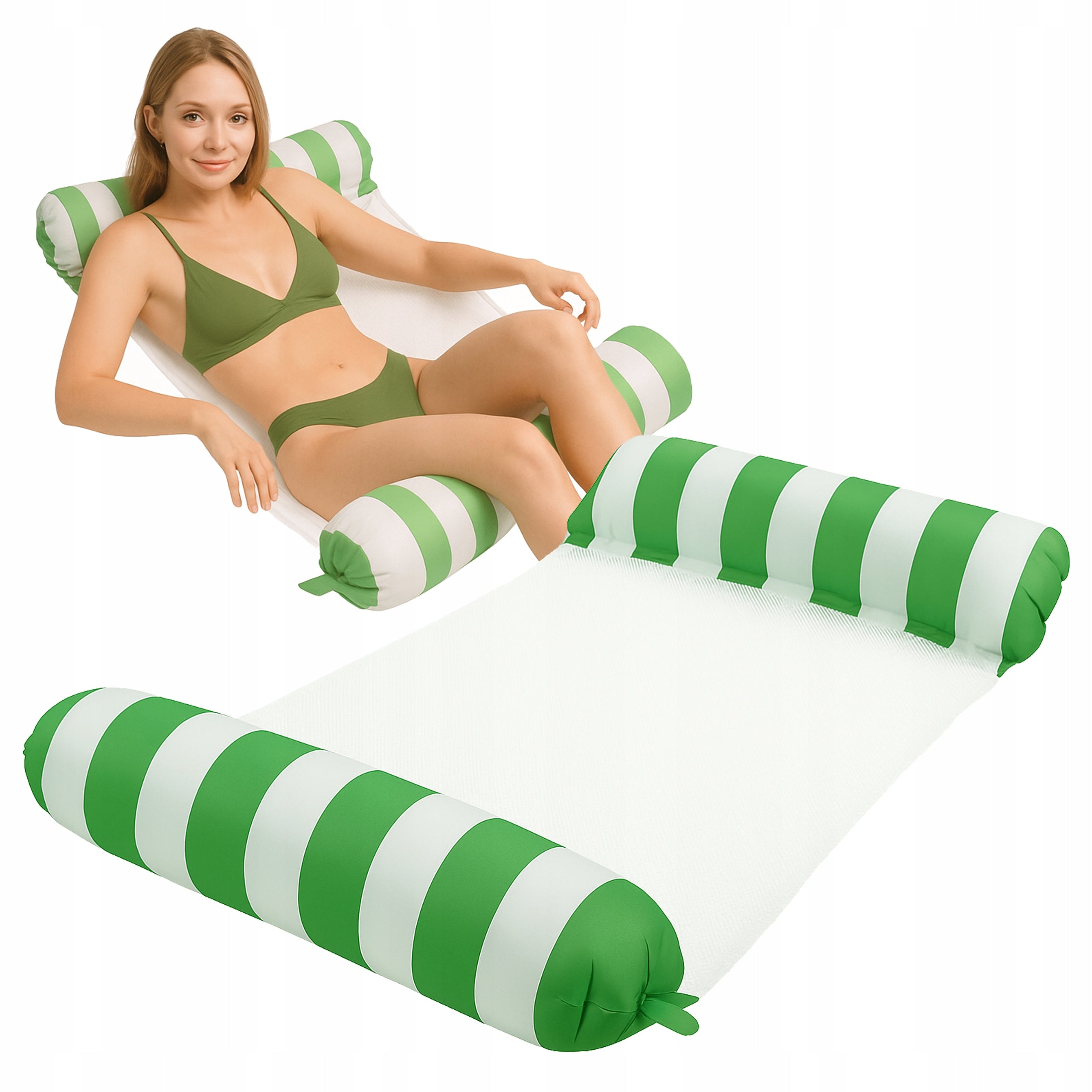HAMMOCK WATER MATTRESS FOR SWIMMING POOL BEACH CHAIR FOR SWIMMING INFLATABLE WITH MESH Packaging status original