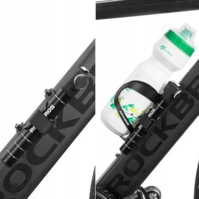HAND BICYCLE PUMP FOR ALUMINIUM TELESCOPIC FRAME AV FV-SV WITH HANDLE Color black