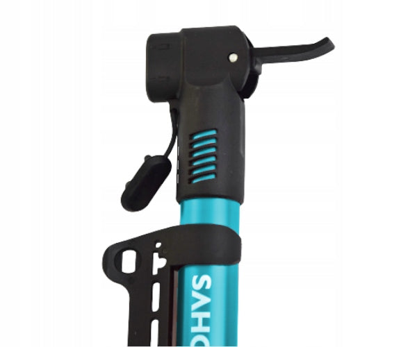 HAND BICYCLE PUMP FOR ALUMINUM FRAME MINI DUAL 28 CM LIGHT AV / FV-SV Brand Sahoo