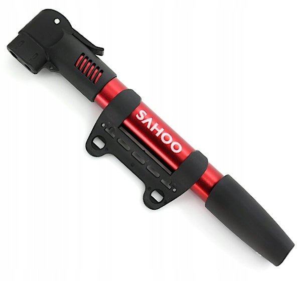 HAND BICYCLE PUMP FOR ALUMINUM FRAME MINI DUAL 28 CM LIGHT AV / FV-SV Packaging status original